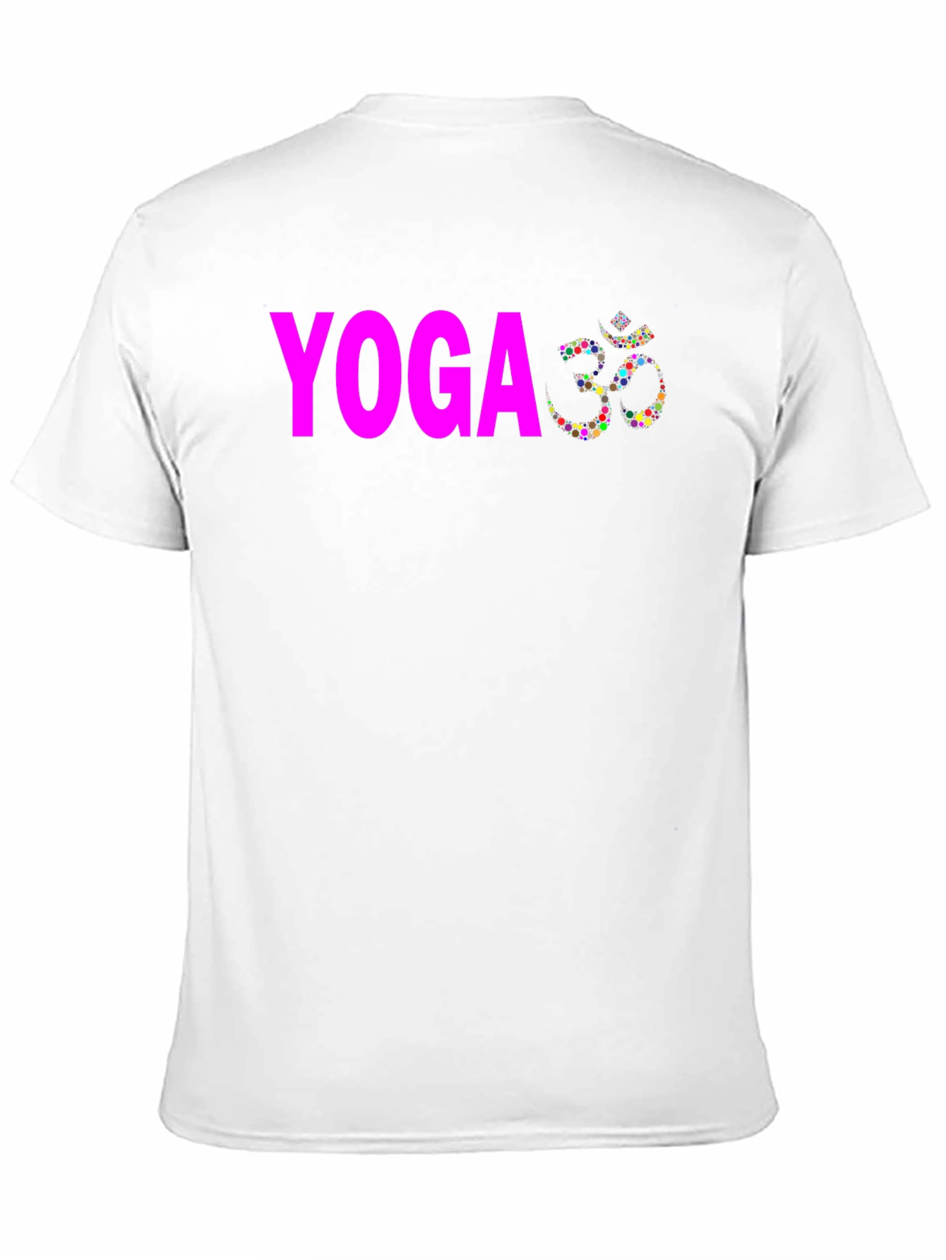 Yoga Om Symbol T-Shirt - Black Cotton Blend Tee