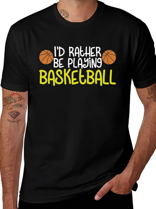 Basketball Lover Black T-Shirt