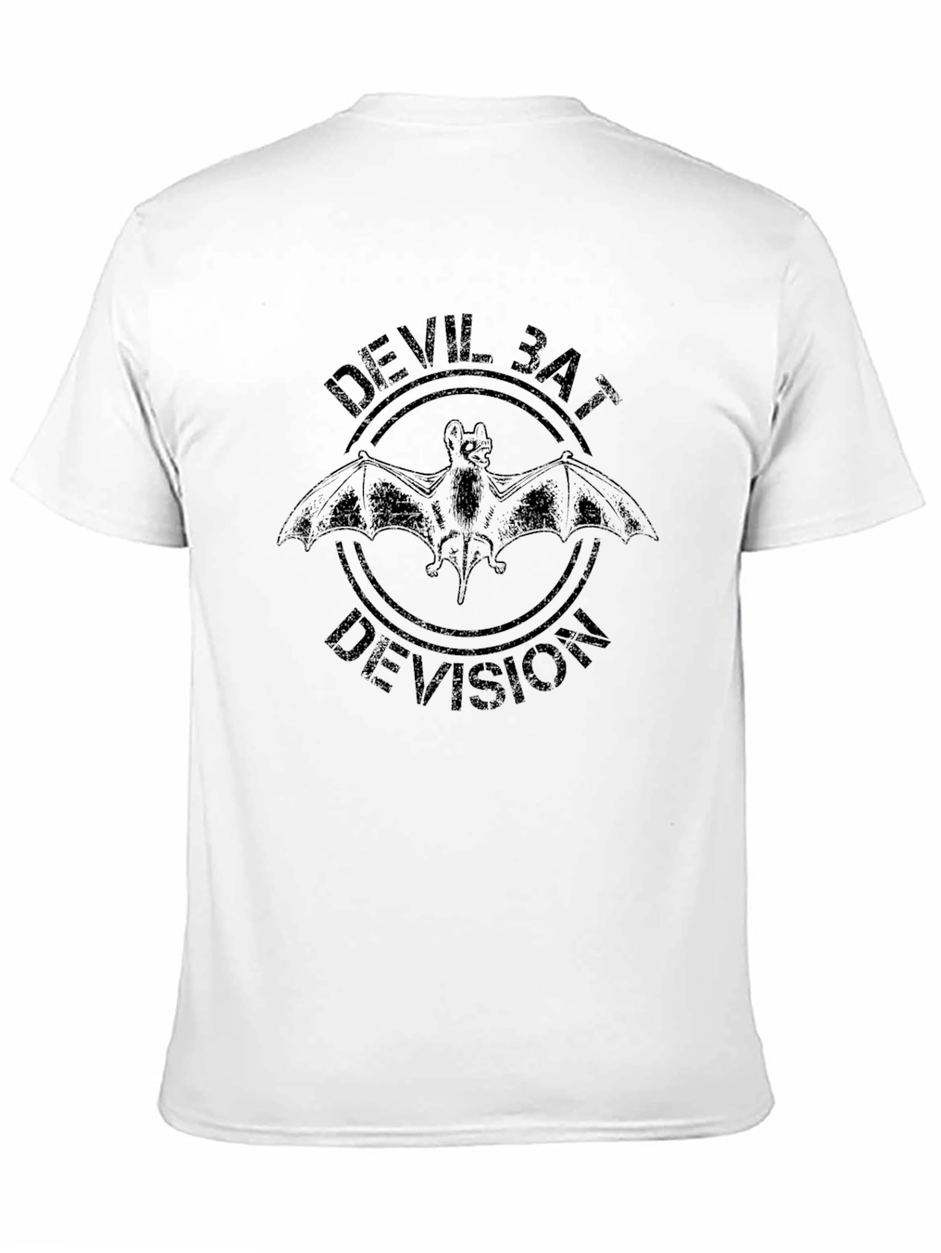 Devil Bat Division Graphic Print T-Shirt