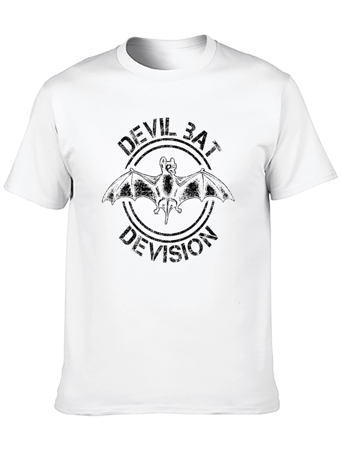 Devil Bat Division Graphic Print T-Shirt