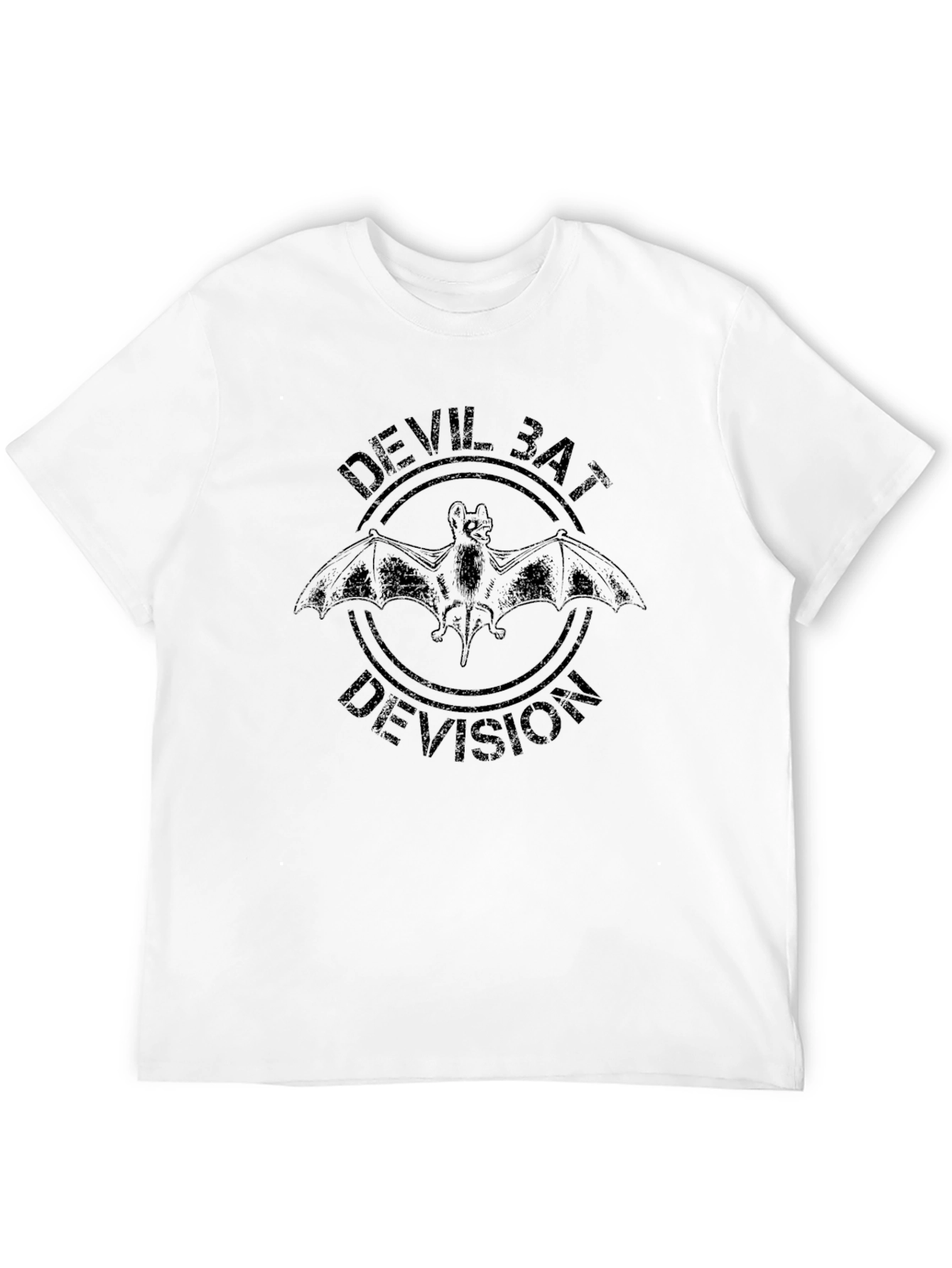 Devil Bat Division Graphic Print T-Shirt