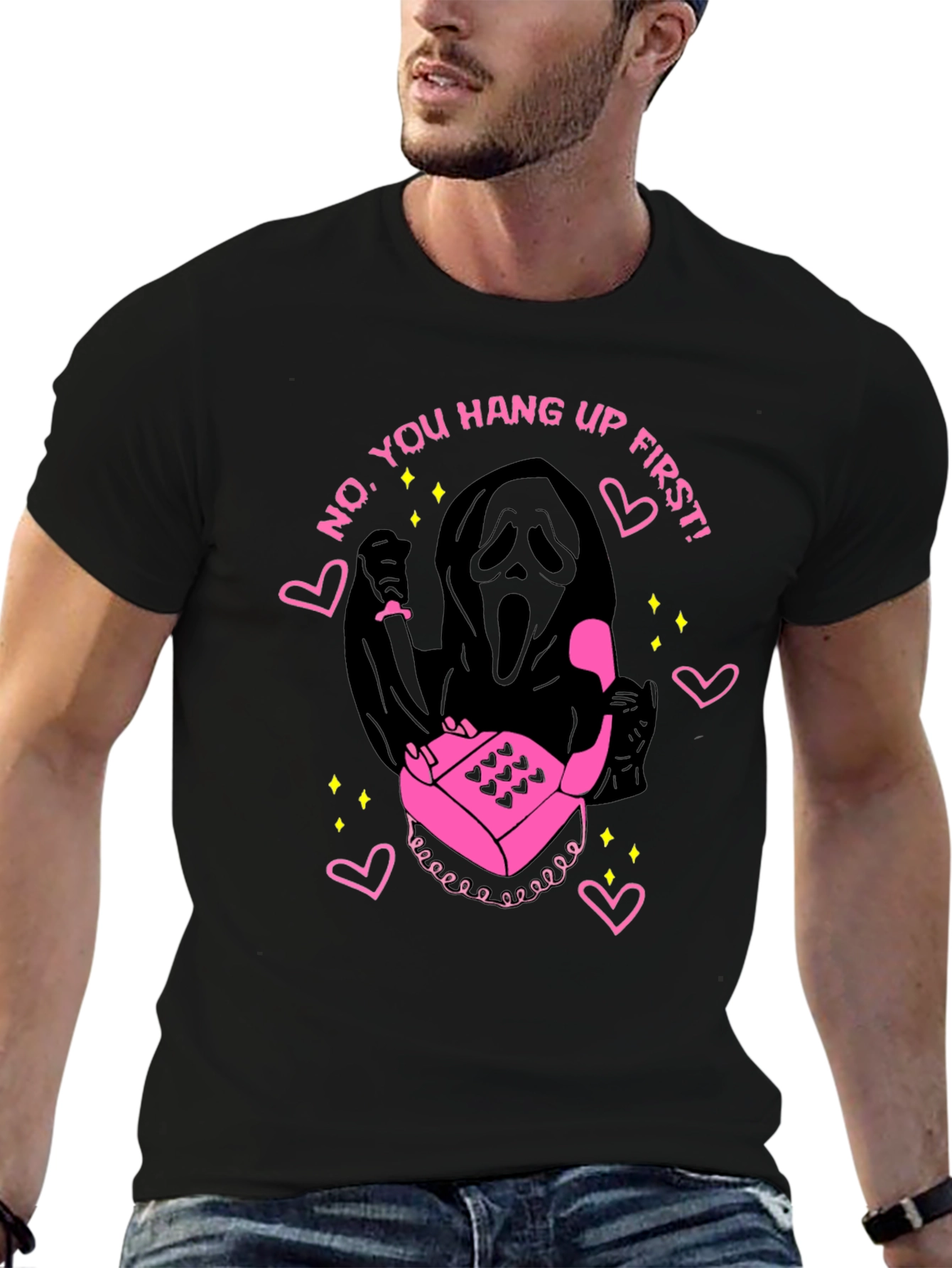 Scream Ghostface No You Hang Up First T-Shirt