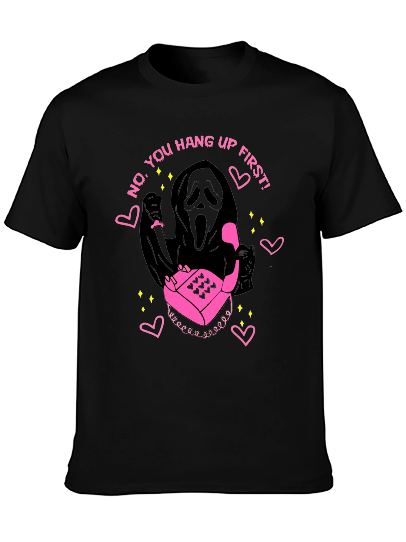 Scream Ghostface No You Hang Up First T-Shirt