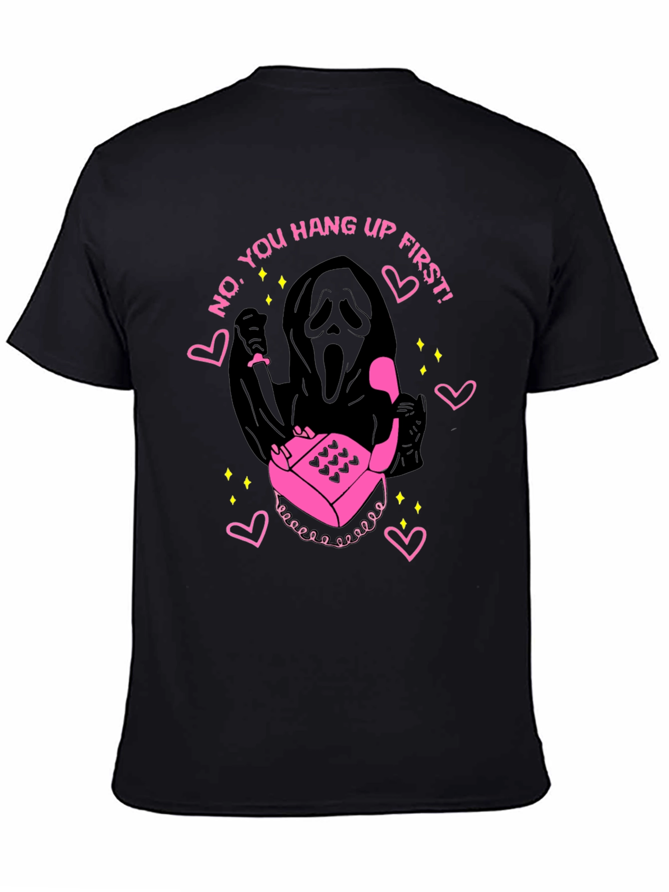 Scream Ghostface No You Hang Up First T-Shirt