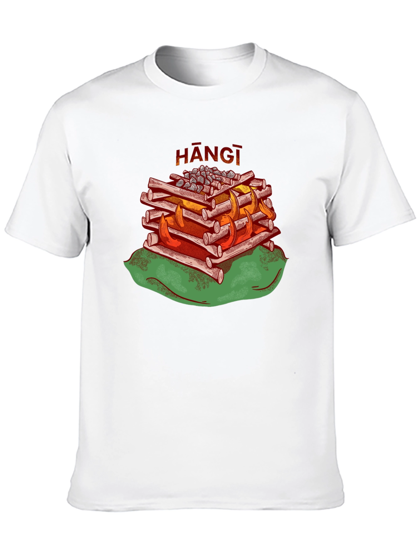Hangi T-Shirt - Maori Food Design