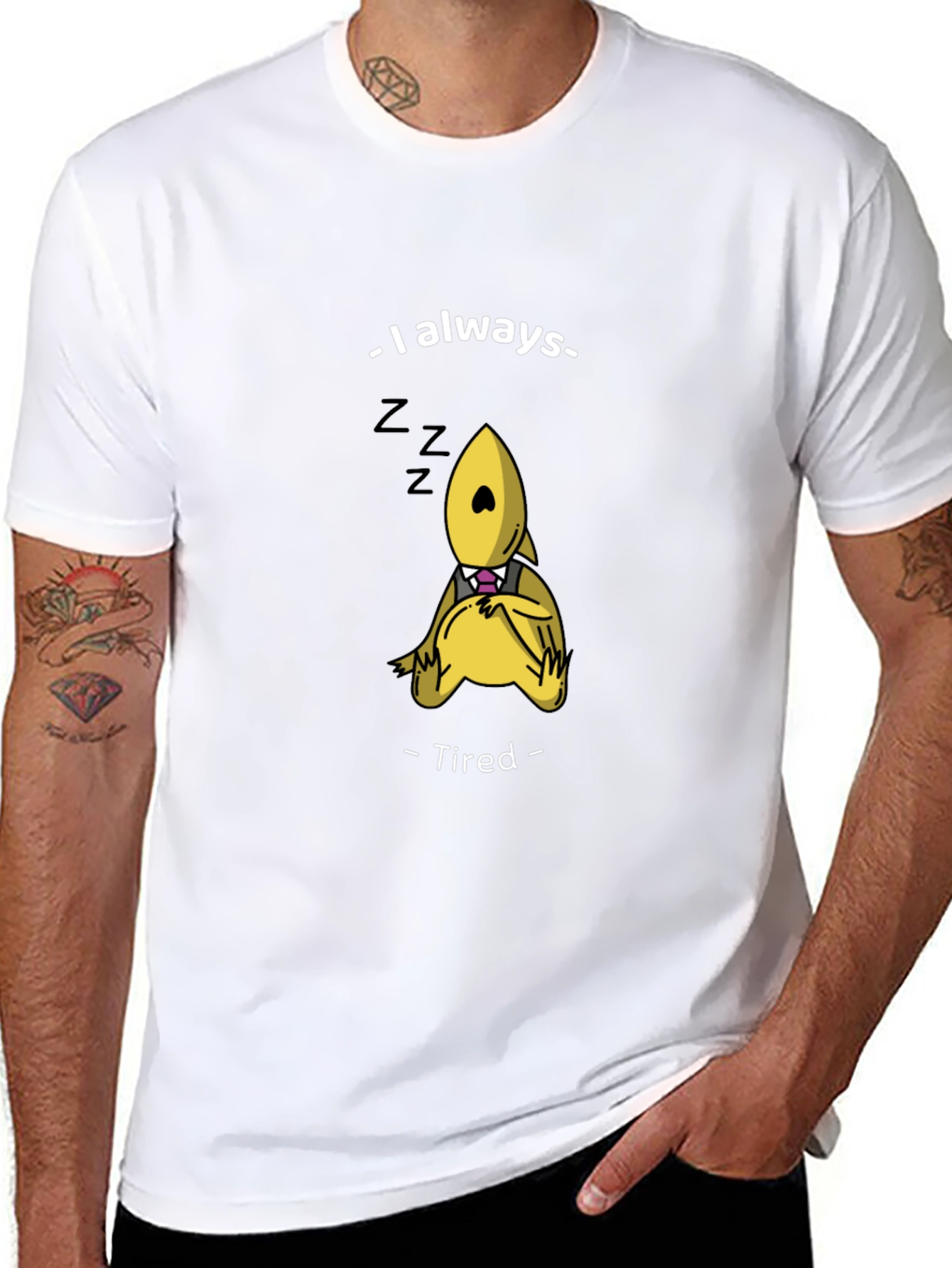 Always Tired Funny Graphic T-Shirt