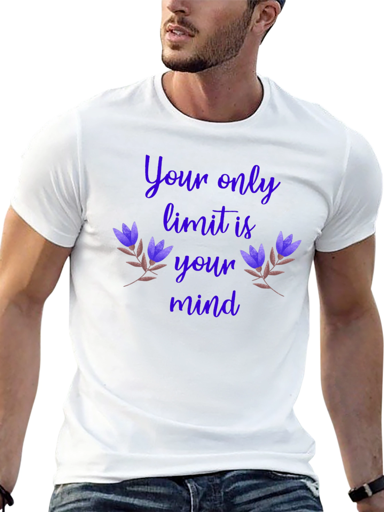 Motivational Graphic T-Shirt - Your Only Limit