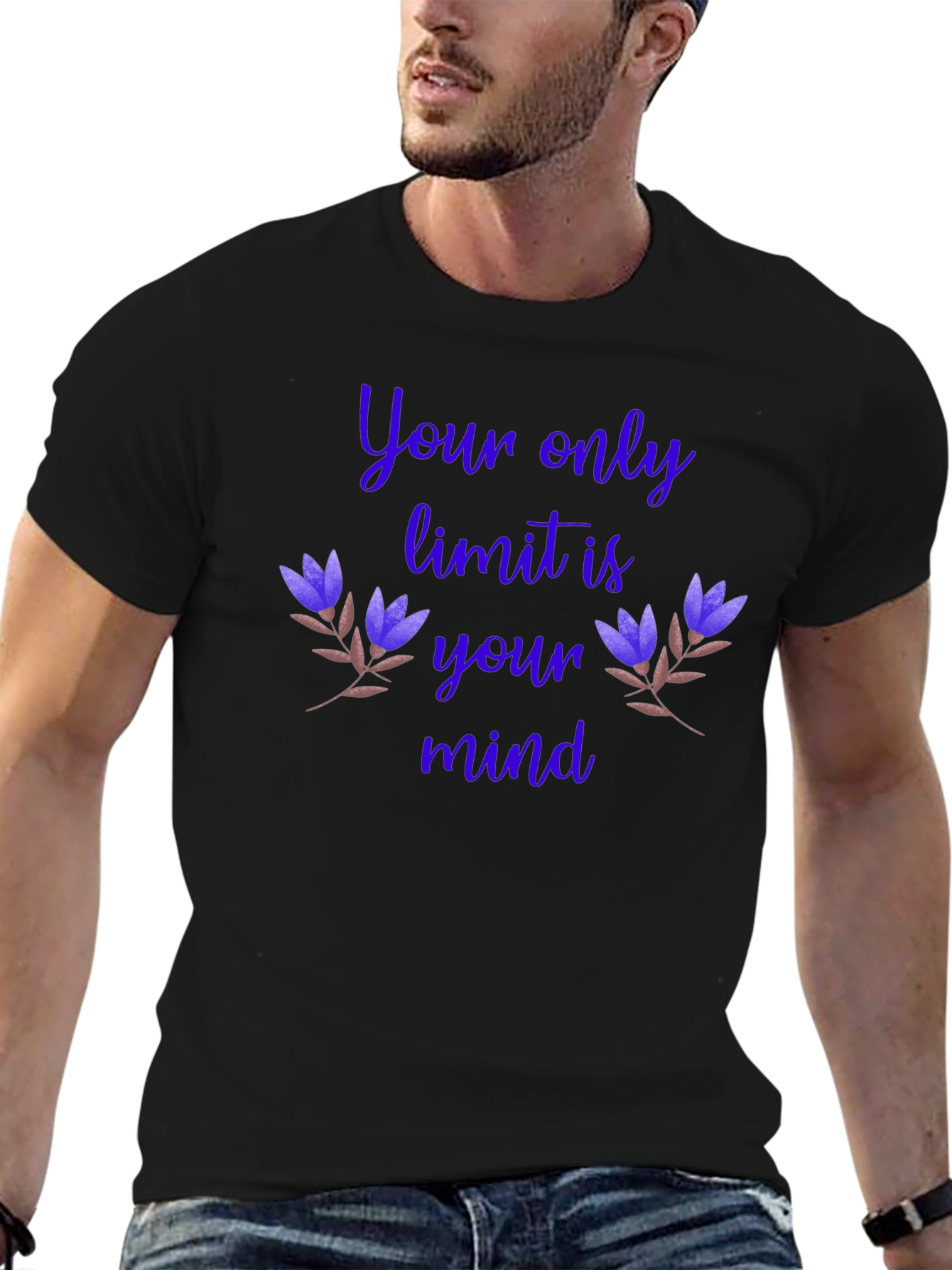 Motivational Graphic T-Shirt - Your Only Limit