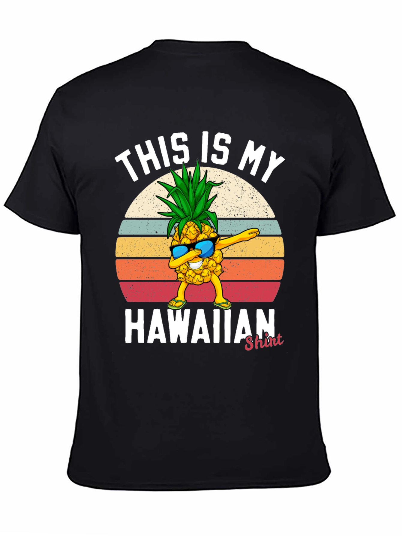 Funny Pineapple Hawaiian Shirt Graphic Tee