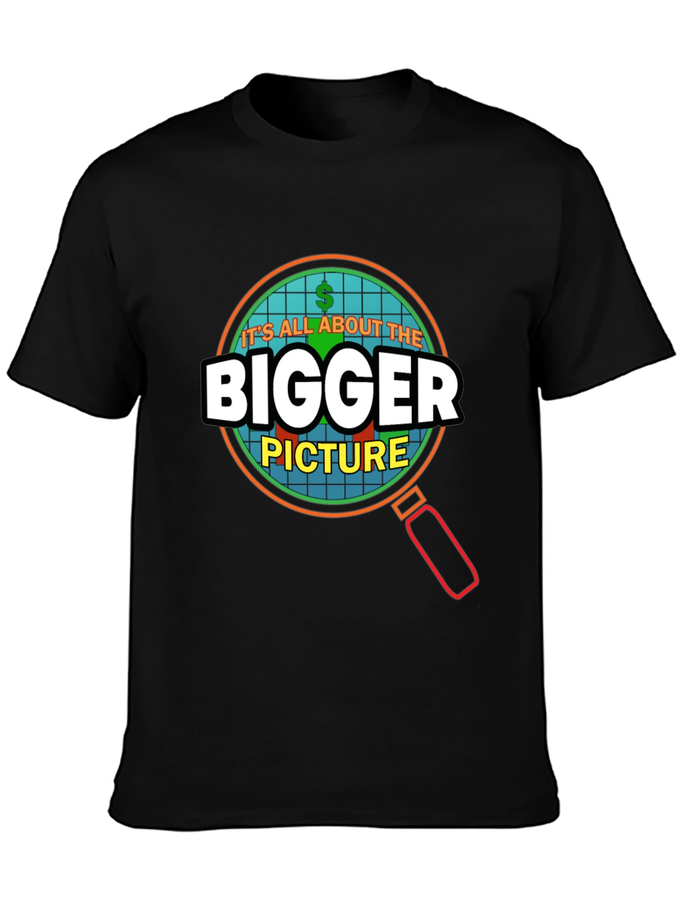 Bigger Picture Graphic Tee - Mens Black T-Shirt
