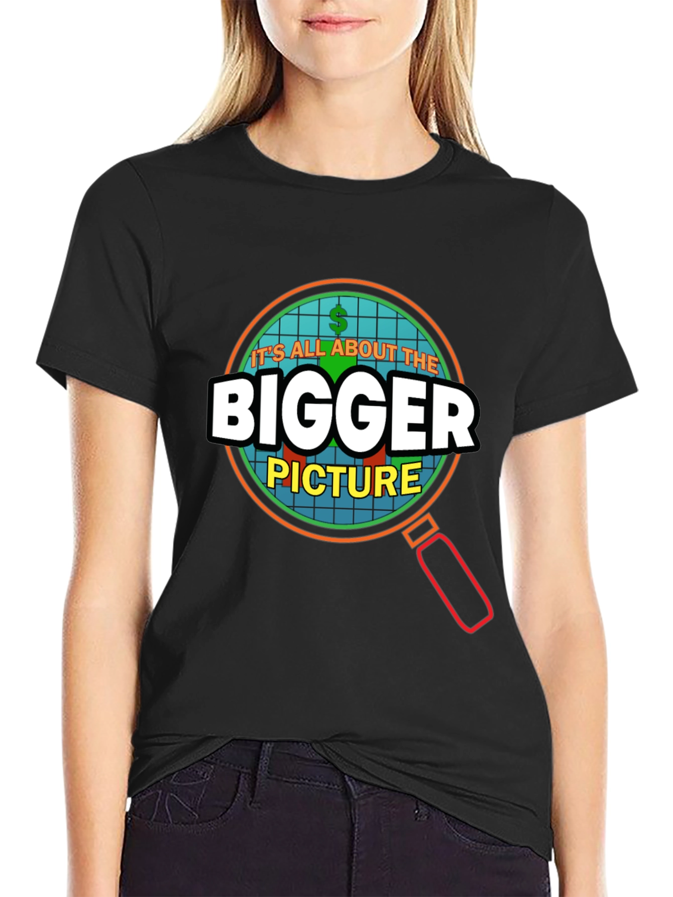 Bigger Picture Graphic Tee - Mens Black T-Shirt