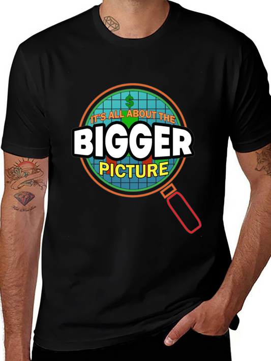 Bigger Picture Graphic Tee - Mens Black T-Shirt