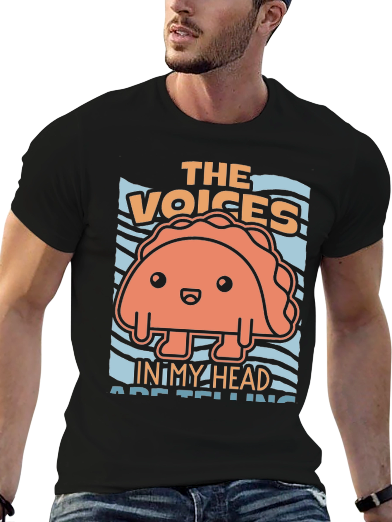 The Voices in My Head Taco Graphic T-Shirt