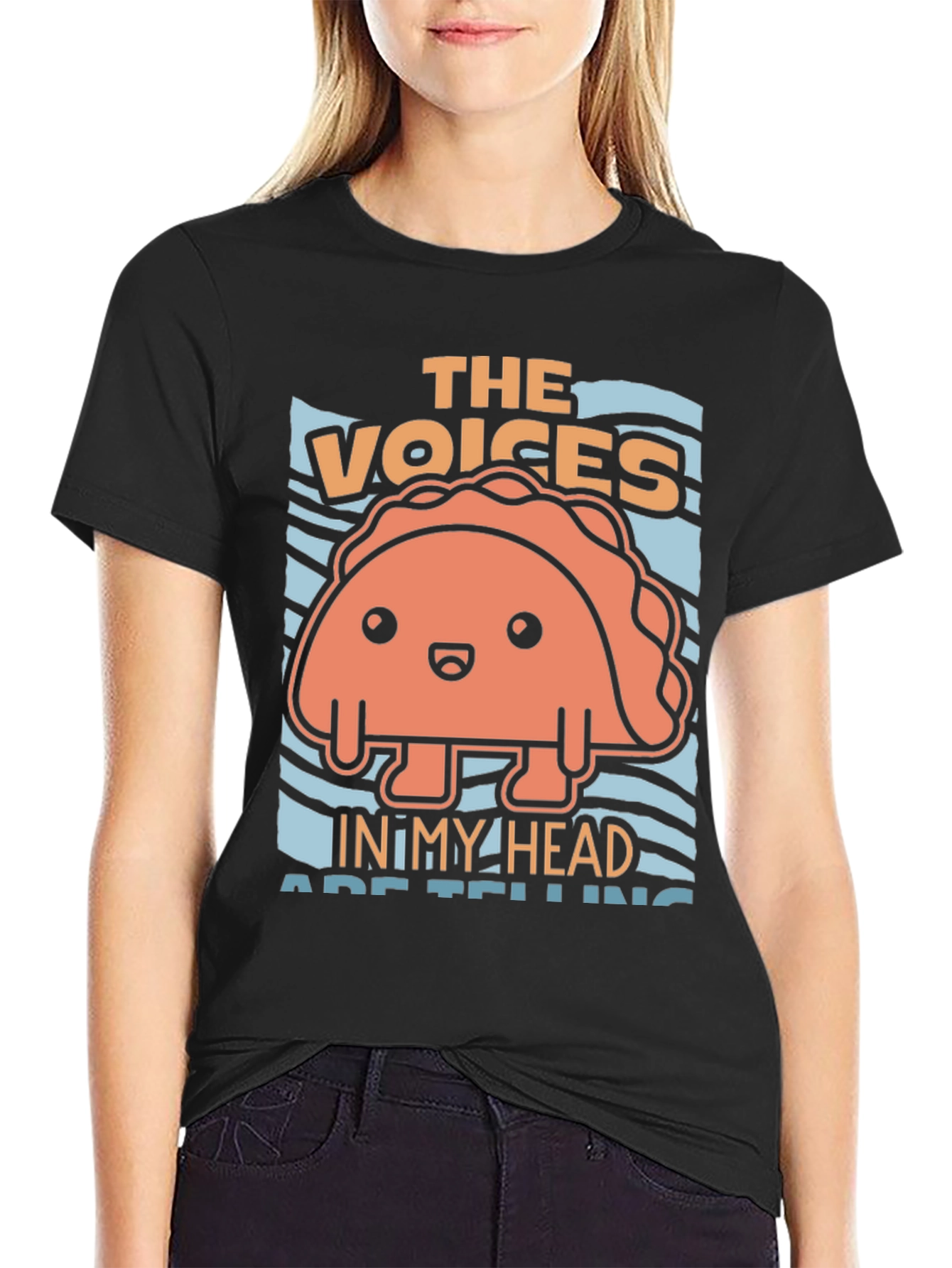 The Voices in My Head Taco Graphic T-Shirt