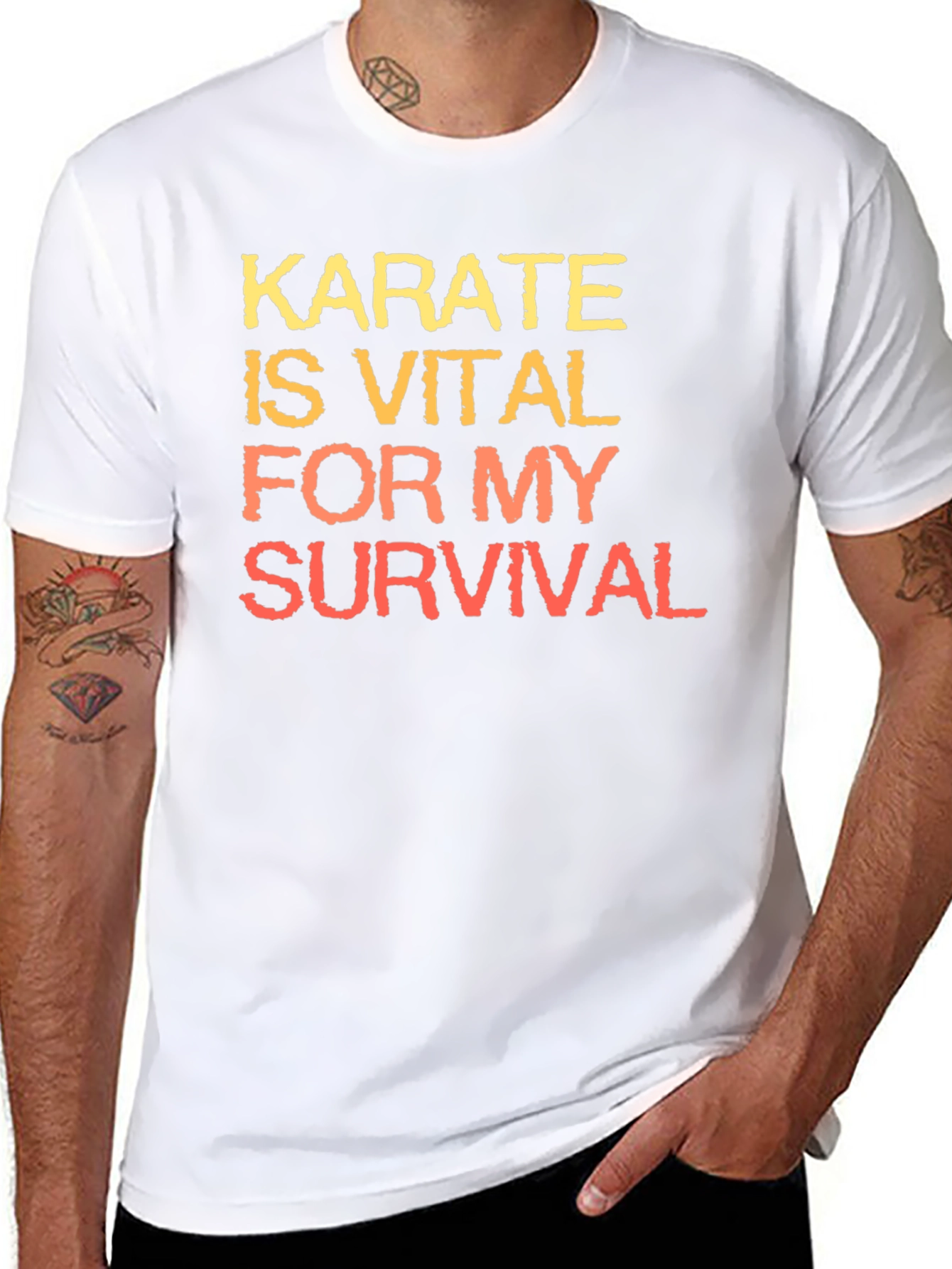 Karate Vital Survival Graphic Tee