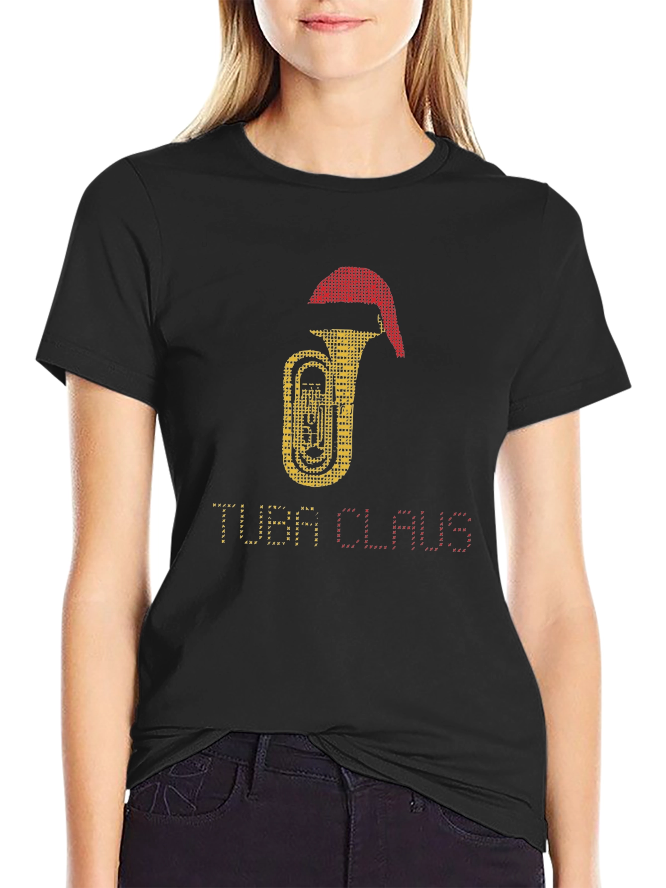 Tuba Claus Christmas T-Shirt