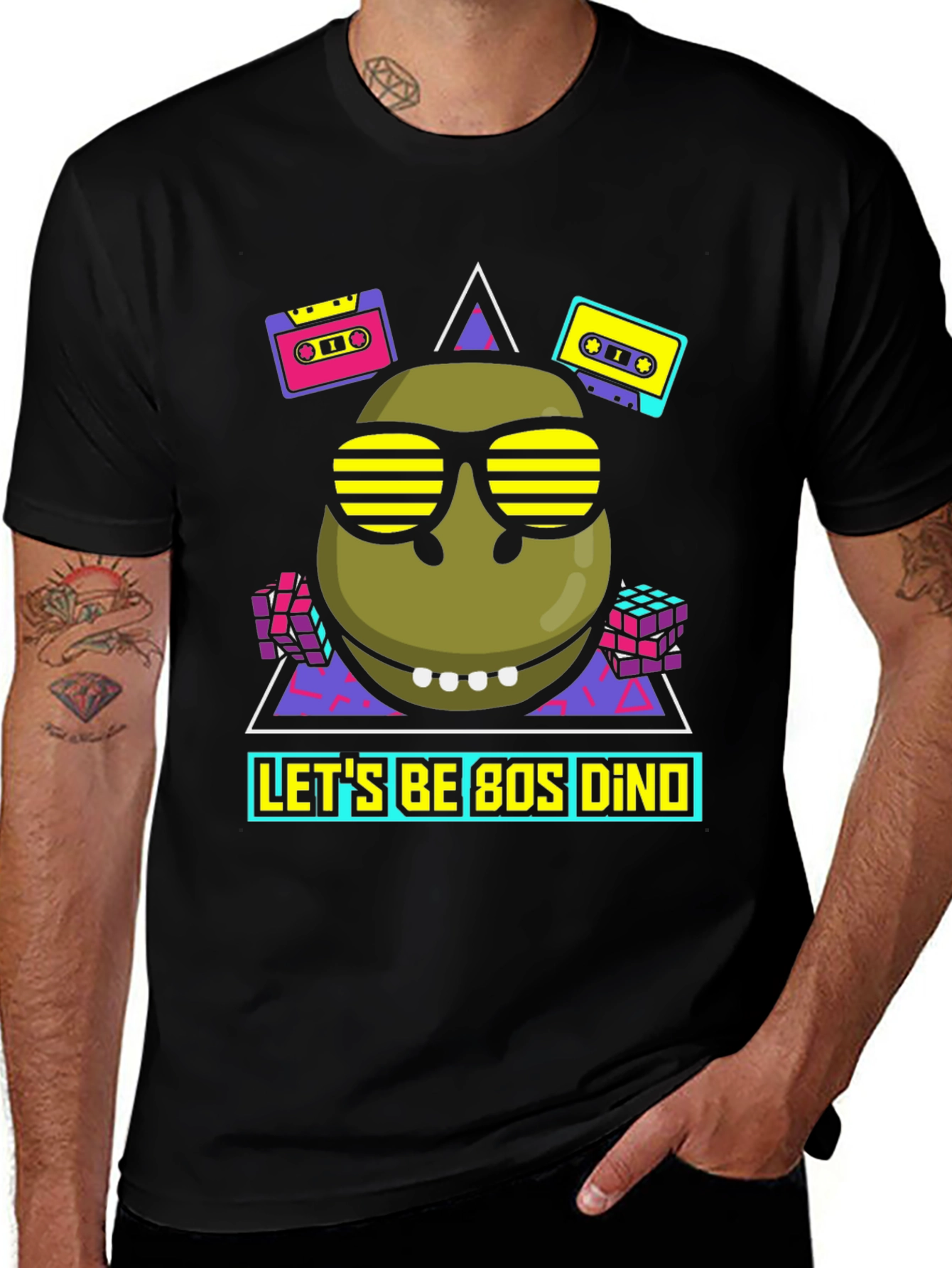 Retro 80s Dino T-Shirt
