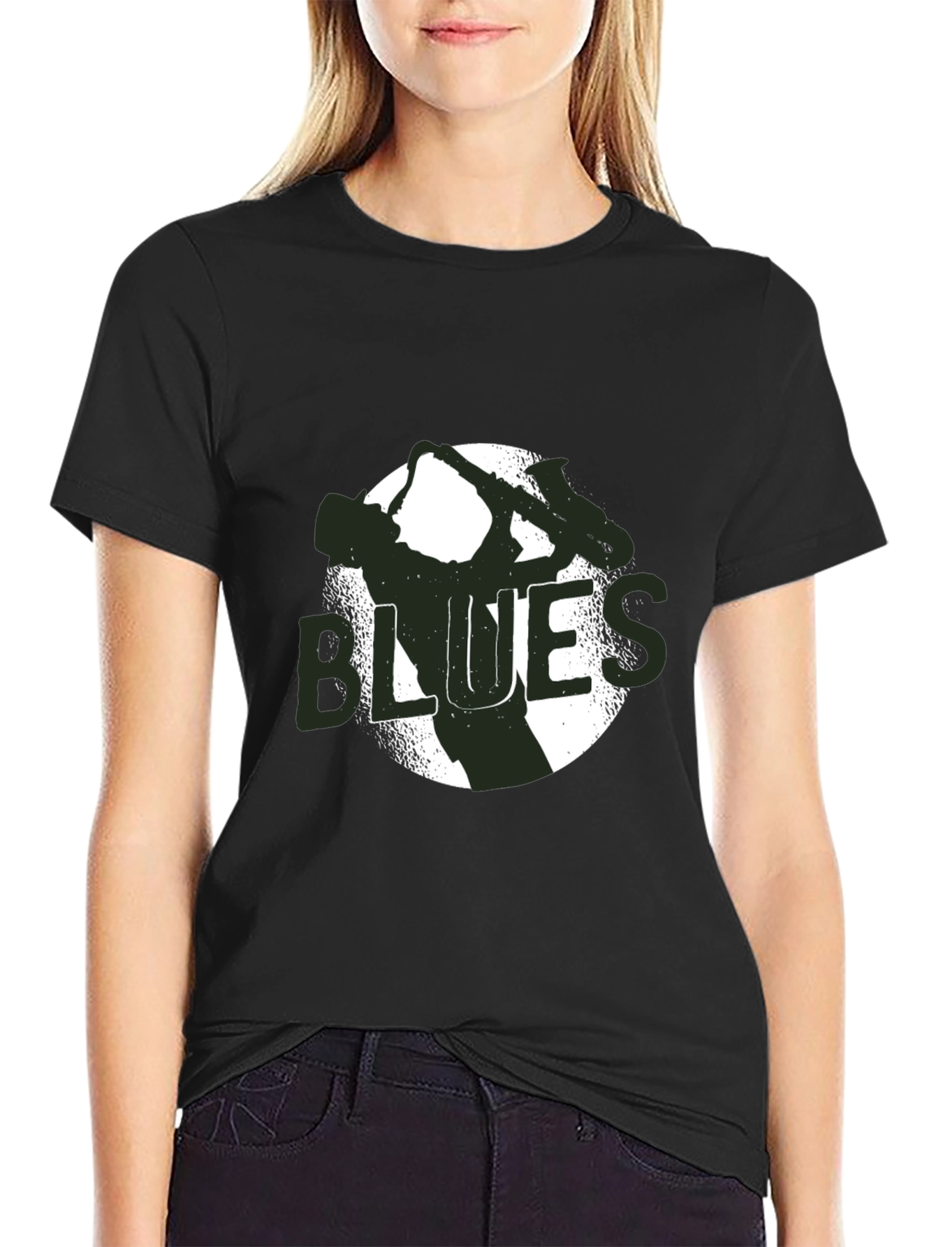 Blues Music T-Shirt - Unique Guitar Design