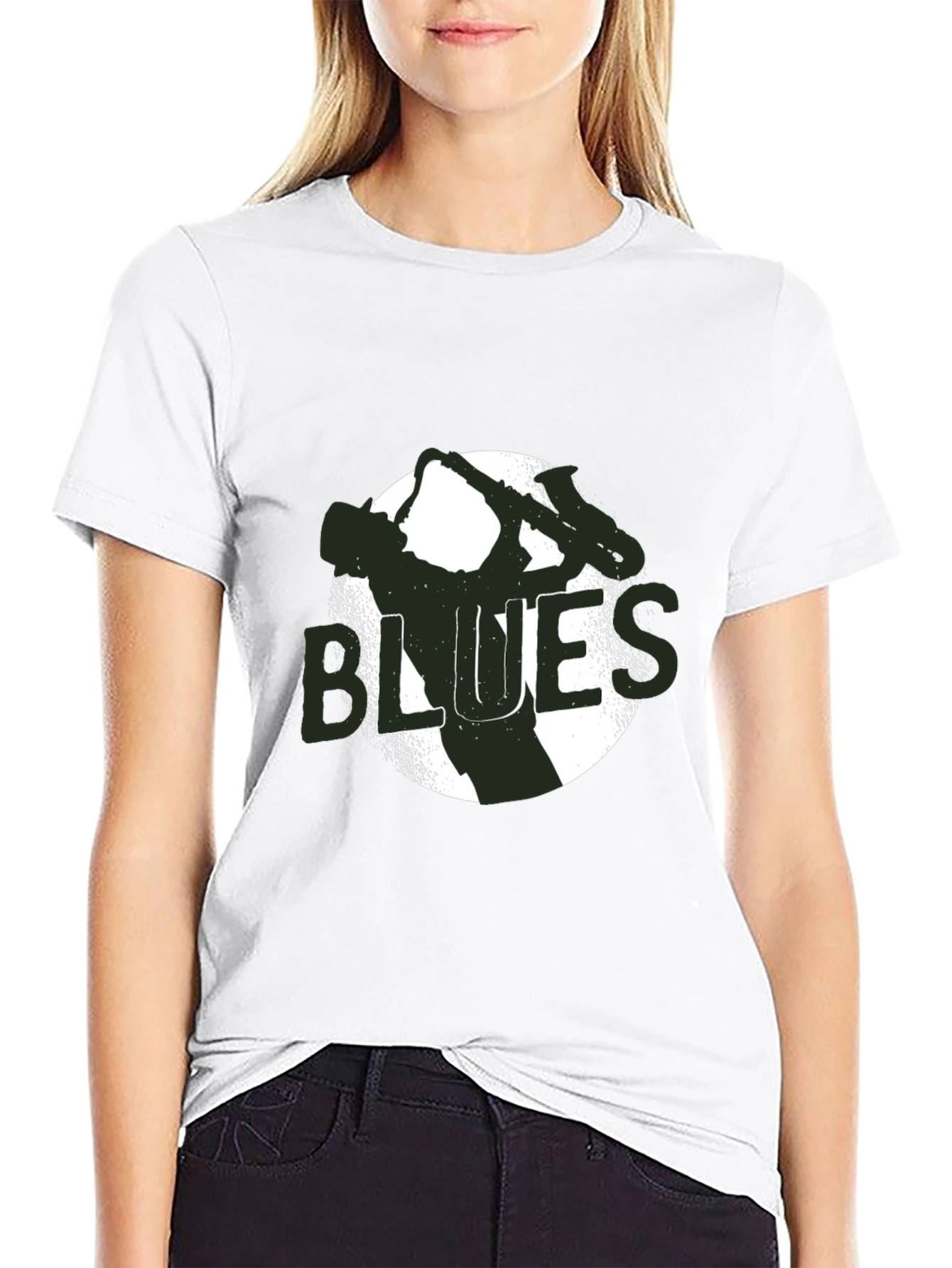 Blues Music T-Shirt - Unique Guitar Design