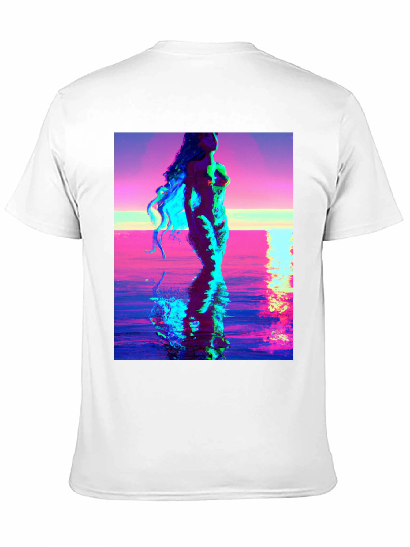 Venus Rising Graphic Tee - Black Cotton T-Shirt