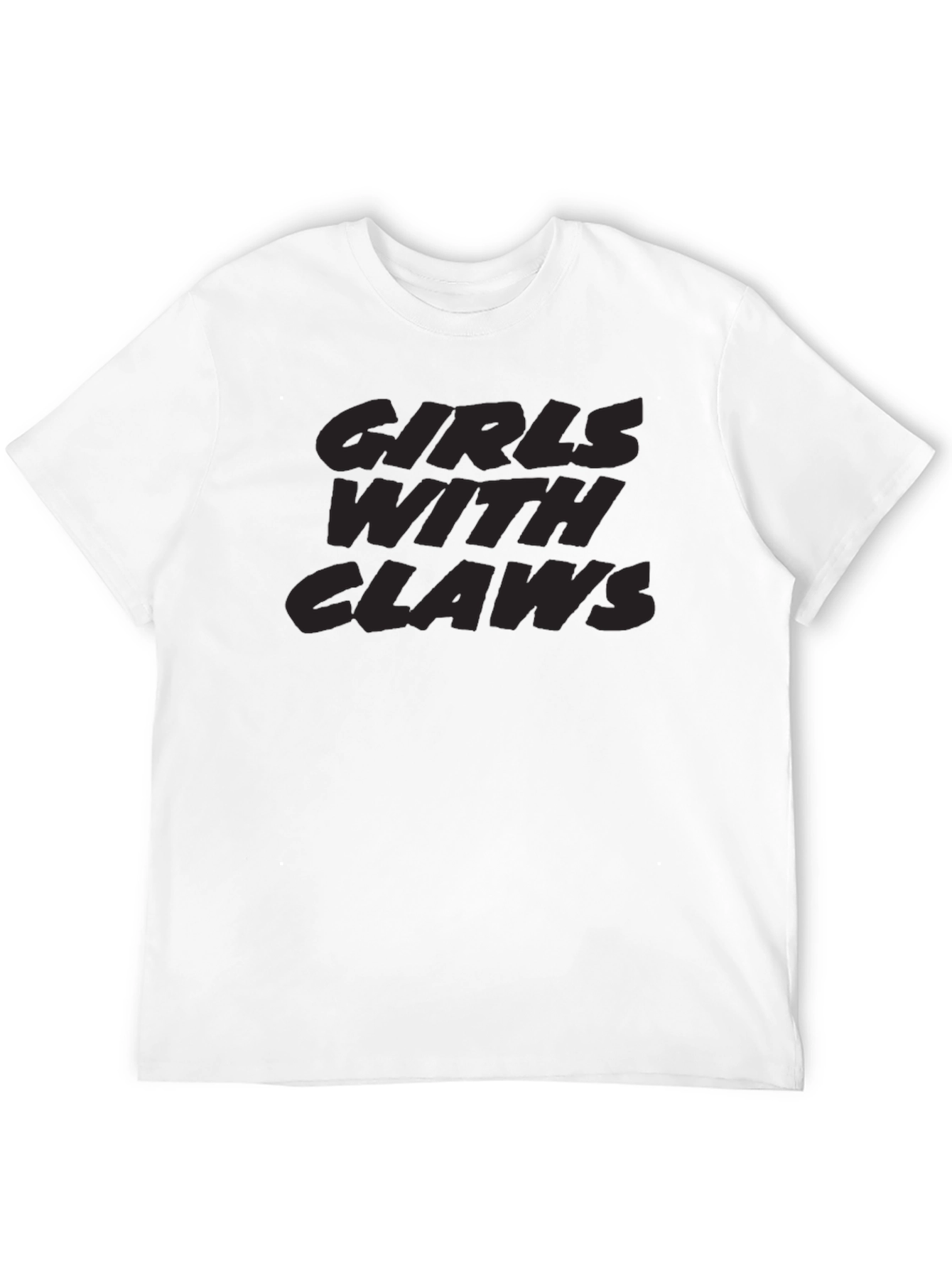 Girls With Claws Black T-Shirt