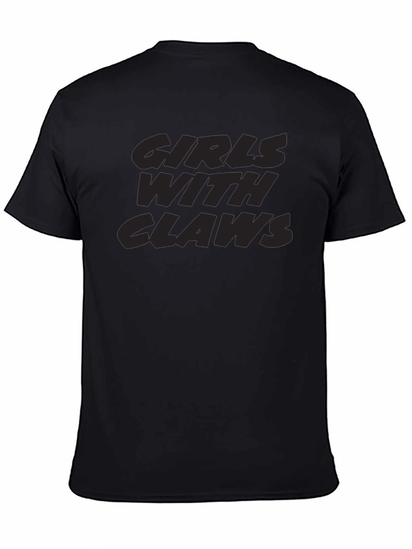 Girls With Claws Black T-Shirt