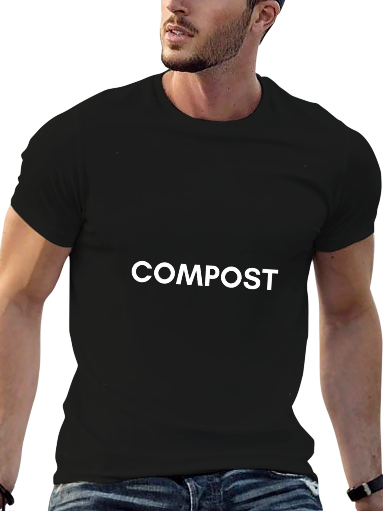 COMPOST Crew T-Shirt - Classic Black