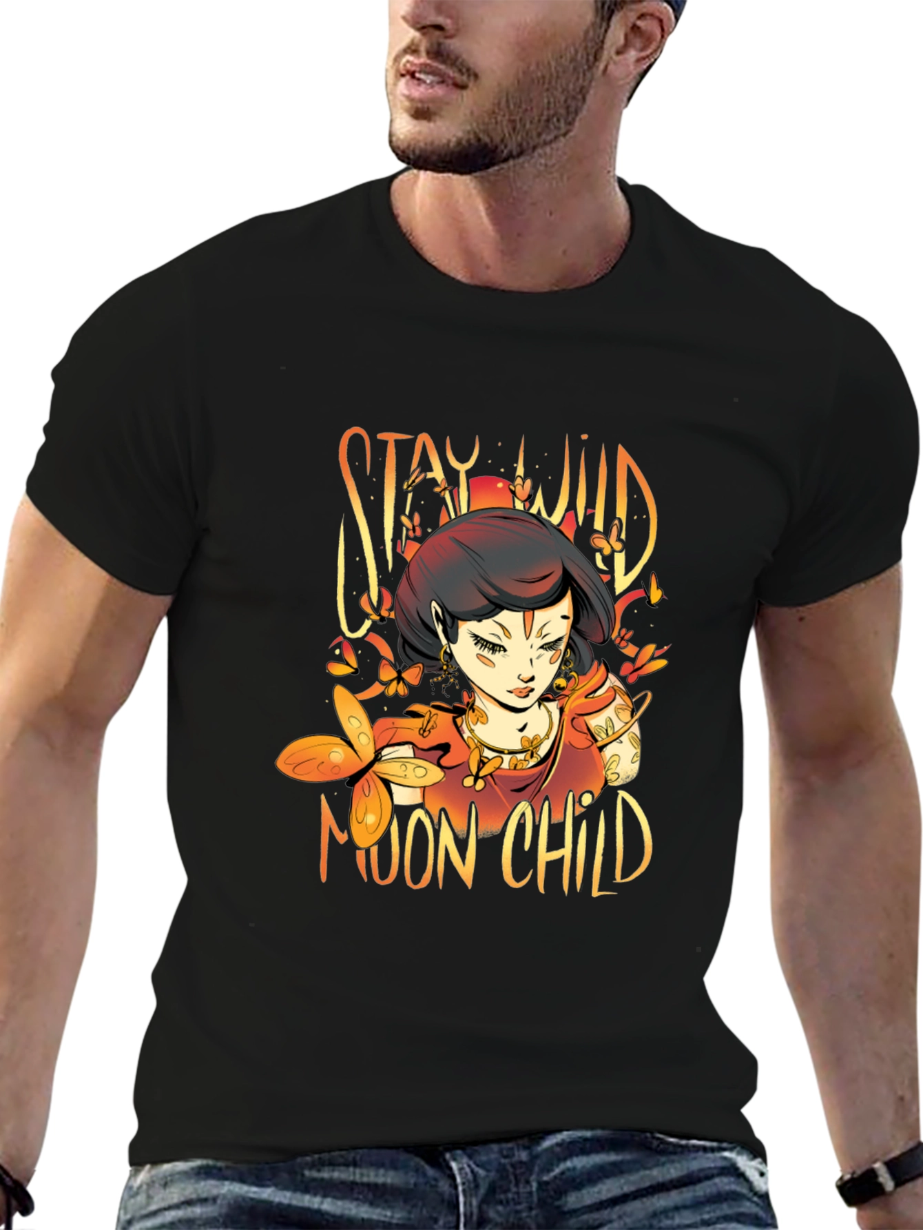 Stay Wild Moon Child Graphic T-Shirt