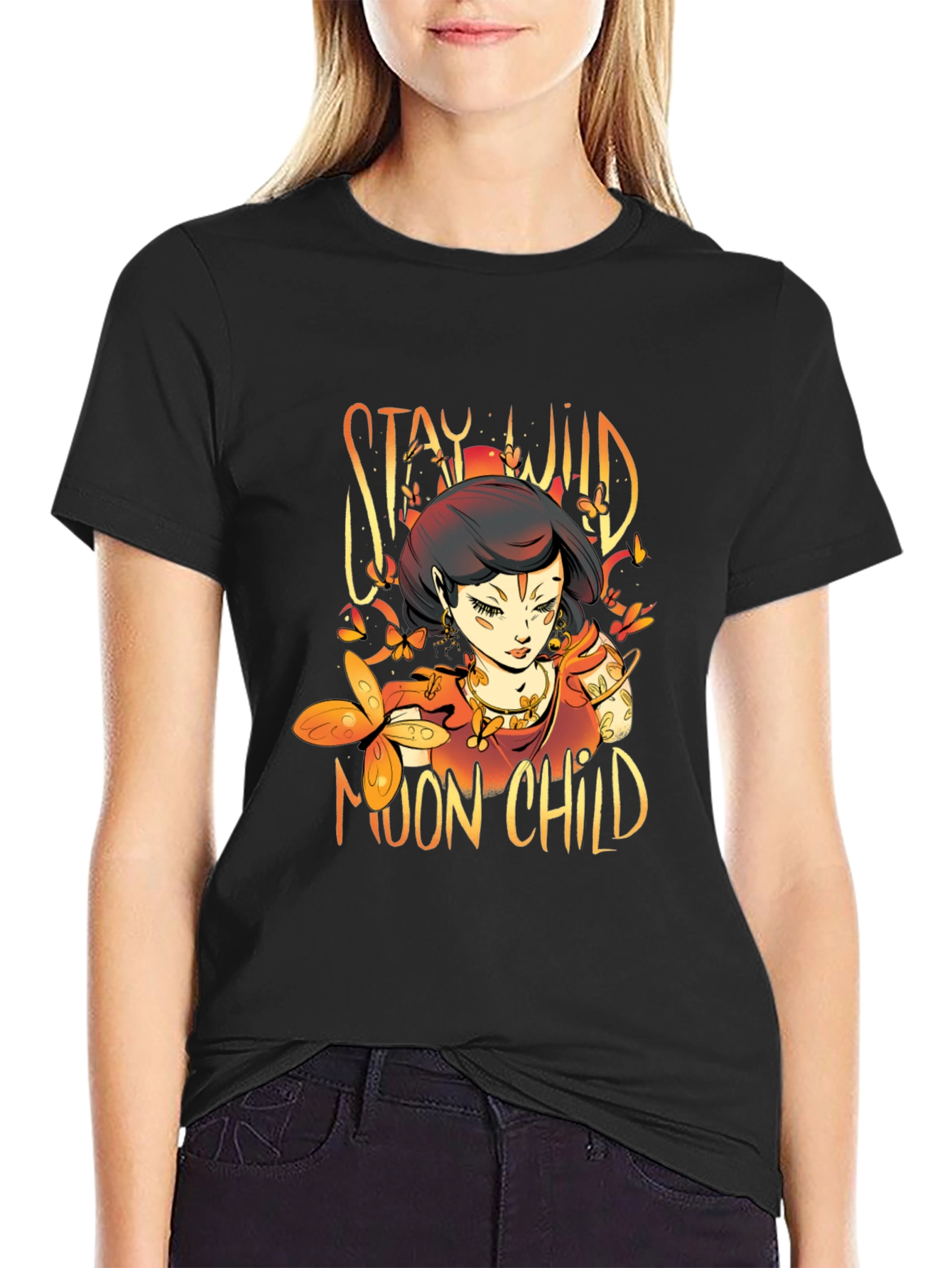 Stay Wild Moon Child Graphic T-Shirt