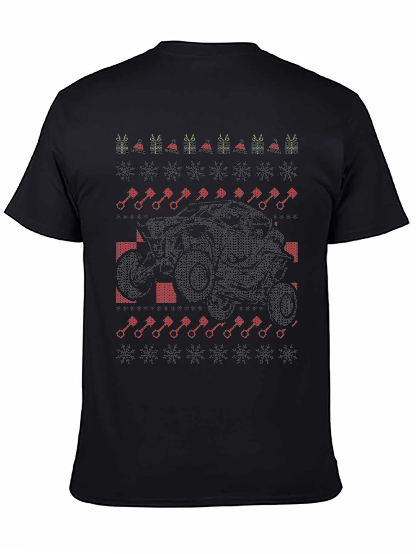 UTV Christmas Ugly Sweater Style T-Shirt