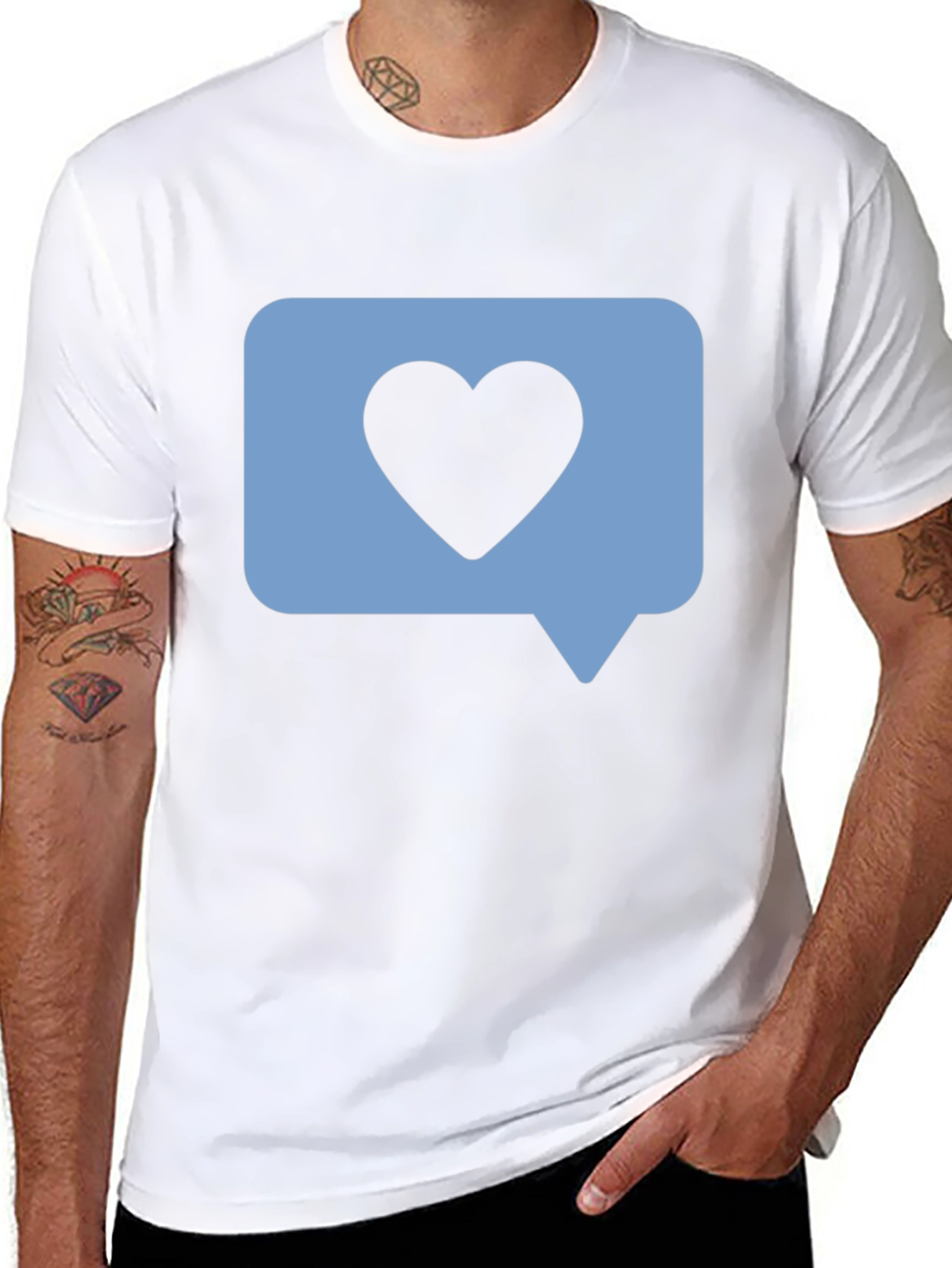 Love Bubble Black T-Shirt