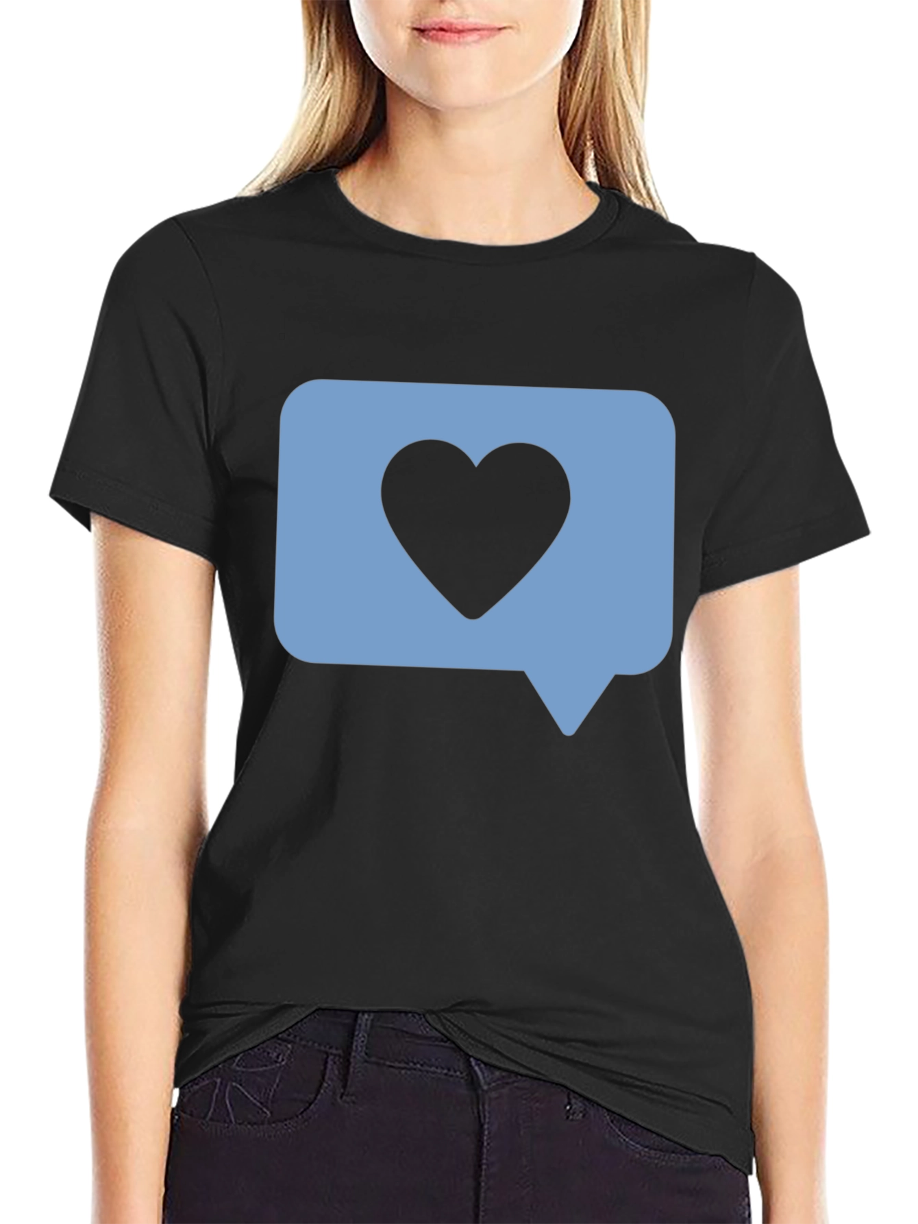 Love Bubble Black T-Shirt