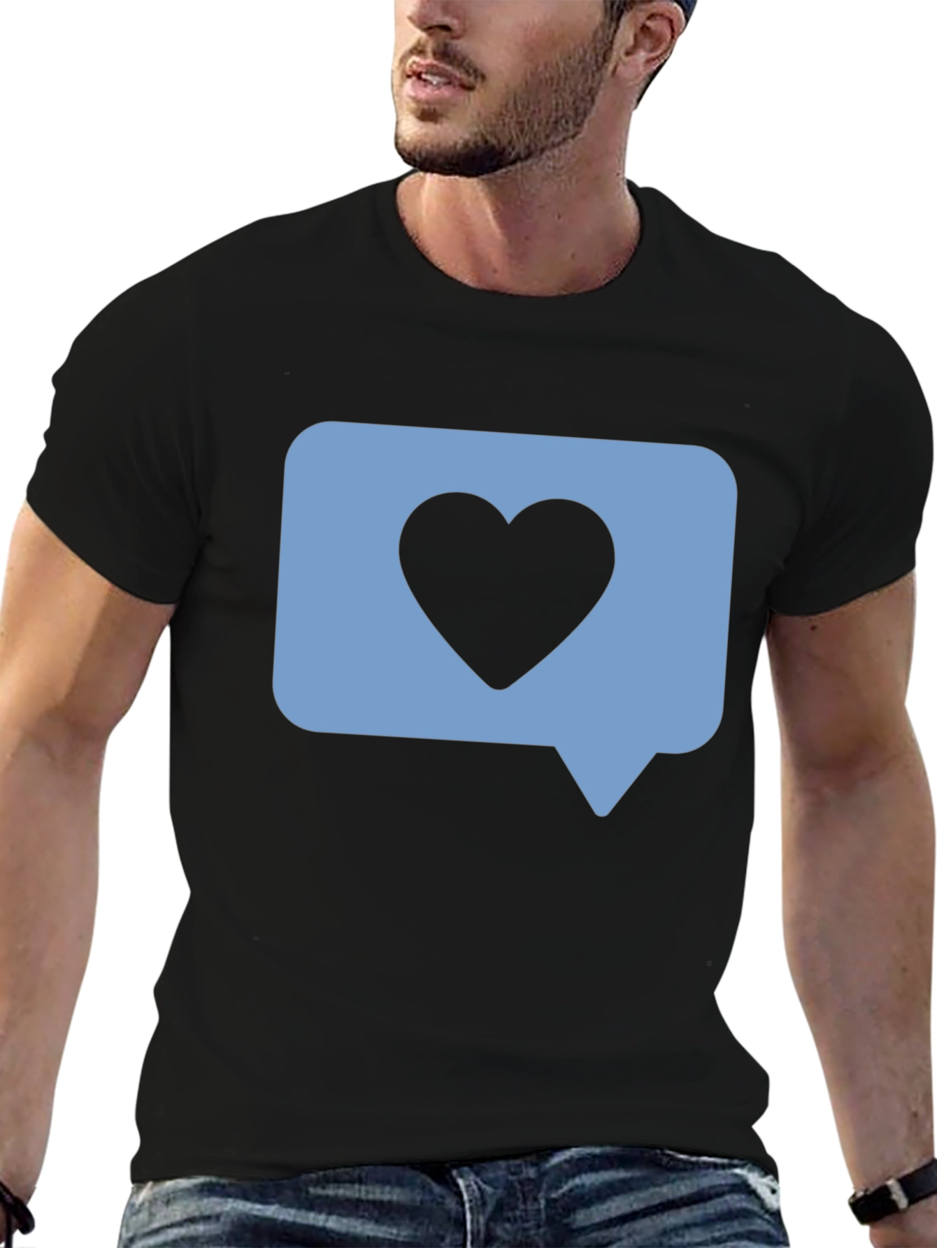 Love Bubble Black T-Shirt