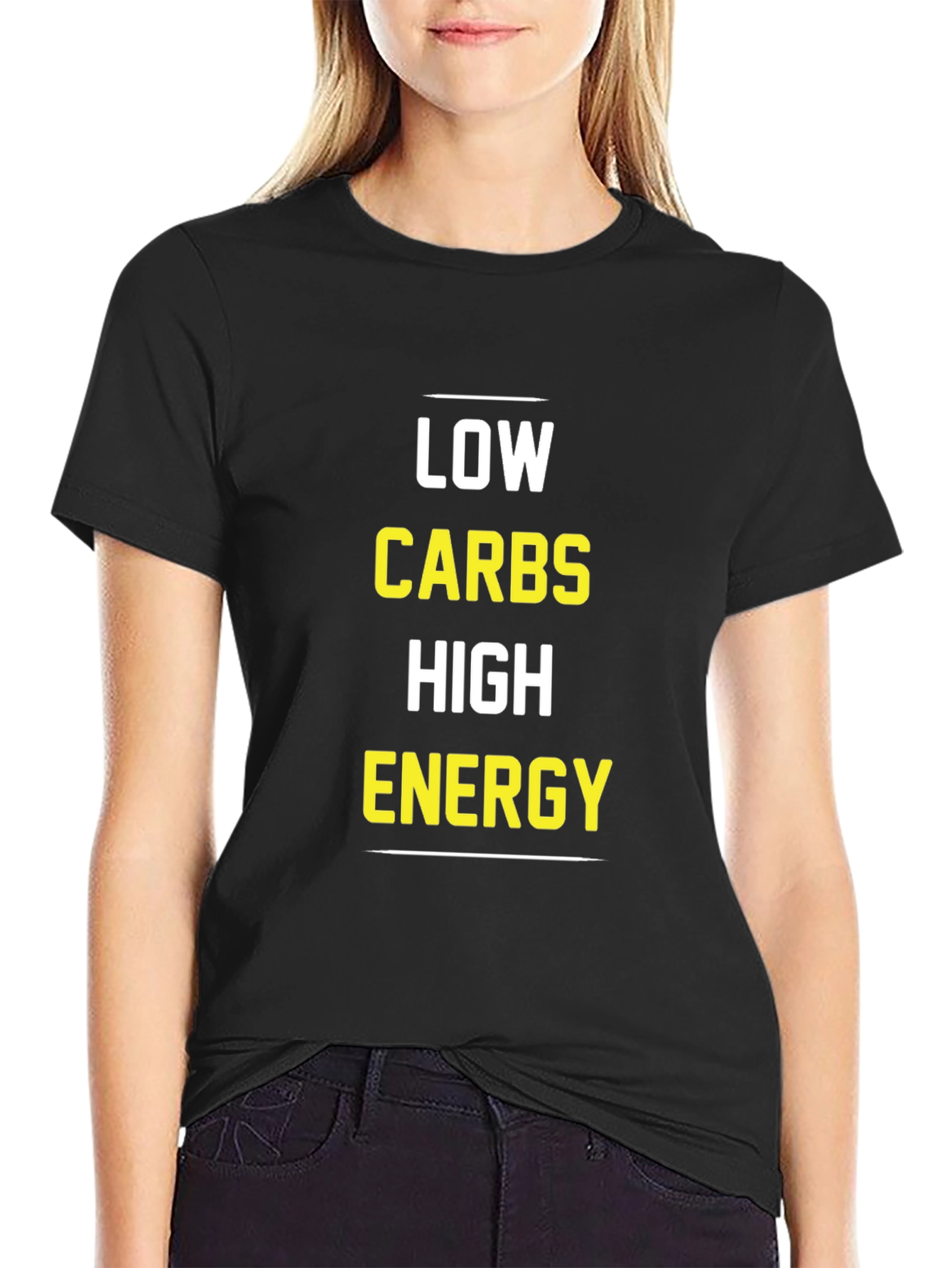 Low Carbs High Energy Graphic T-Shirt