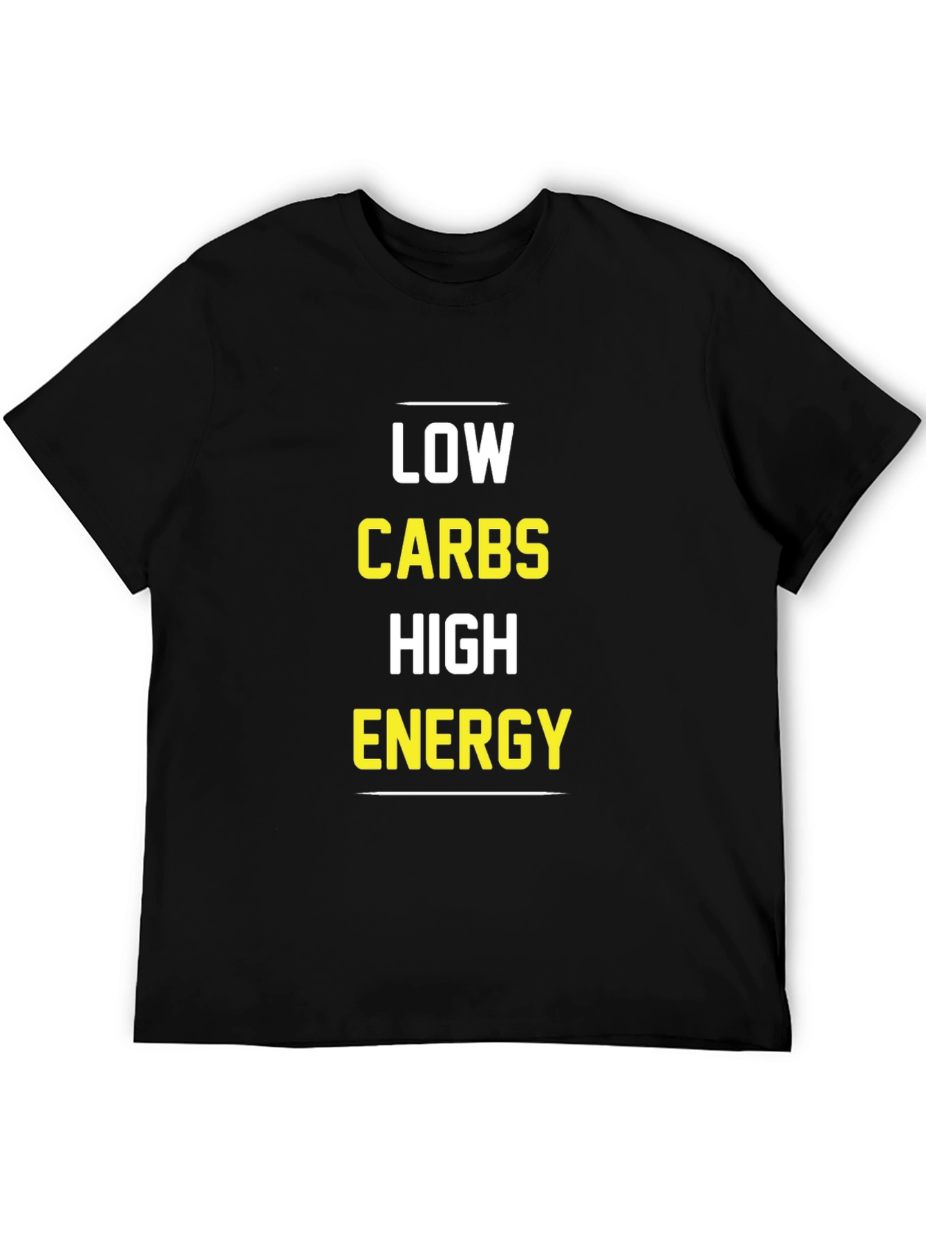 Low Carbs High Energy Graphic T-Shirt