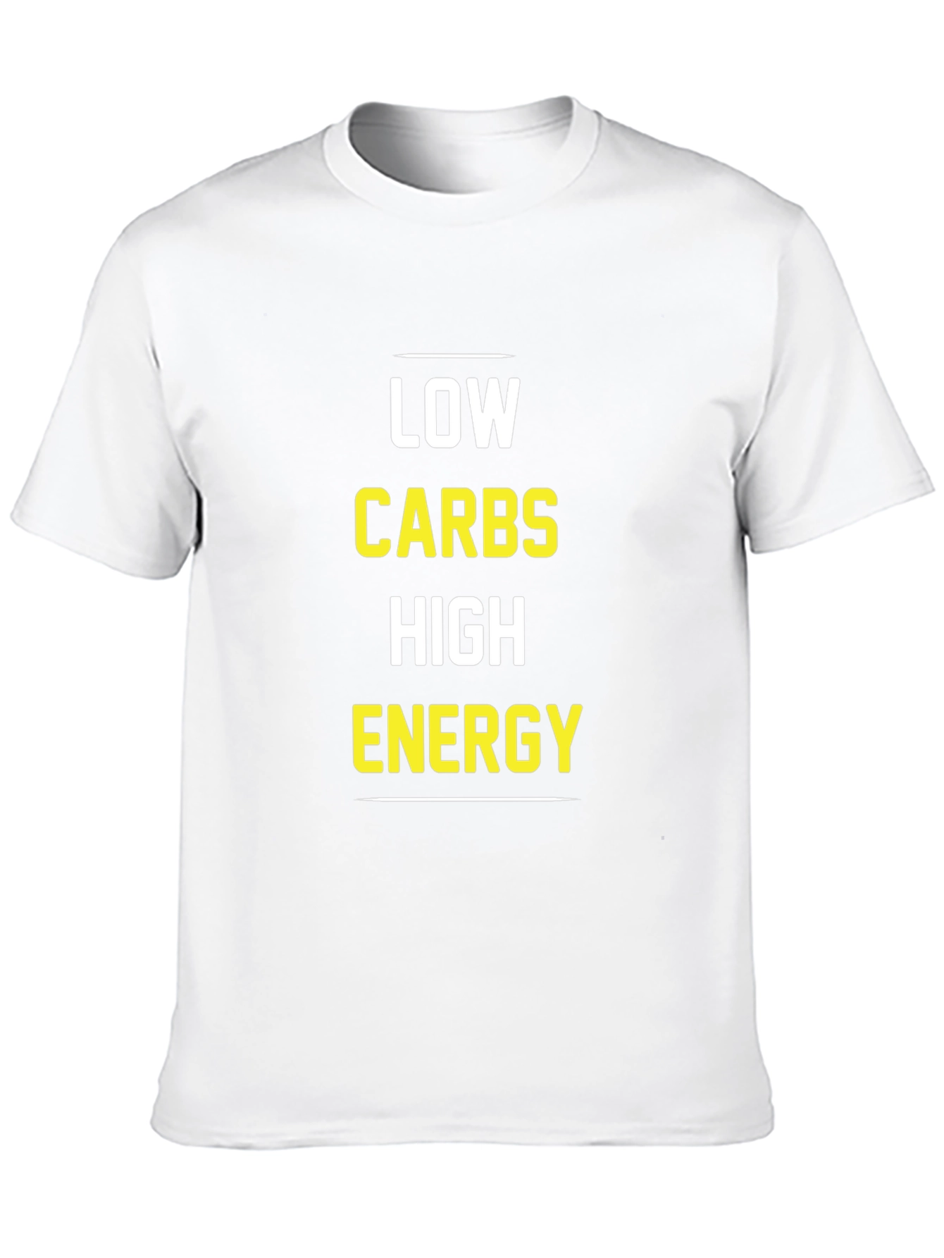 Low Carbs High Energy Graphic T-Shirt
