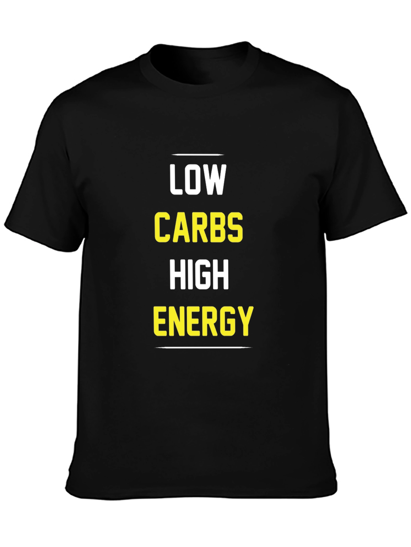 Low Carbs High Energy Graphic T-Shirt