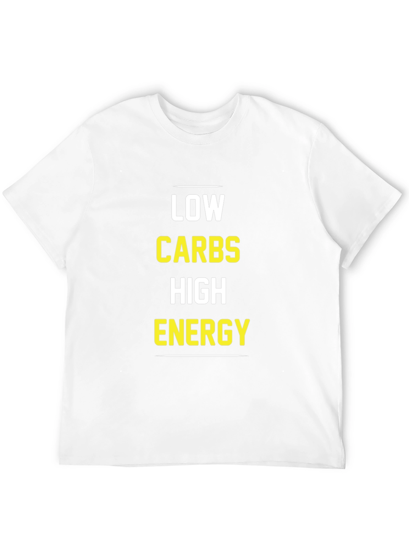 Low Carbs High Energy Graphic T-Shirt