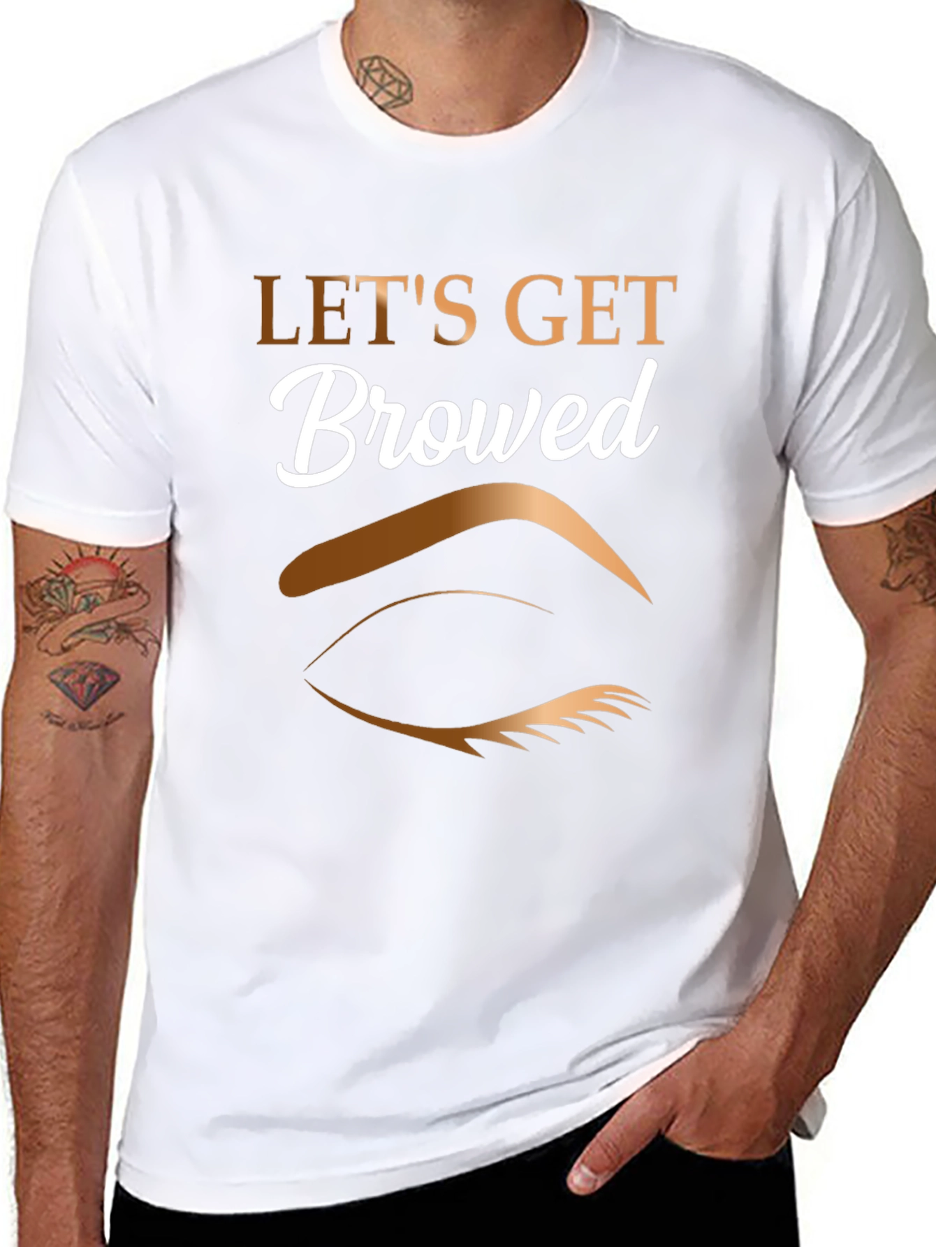 Lets Get Browed T-Shirt - Beauty Lover Tee
