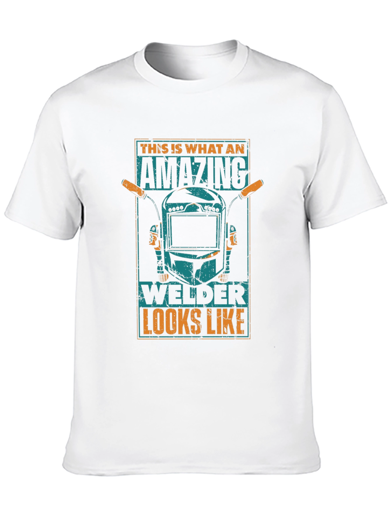 Amazing Welder T-Shirt: Black Cotton Blend