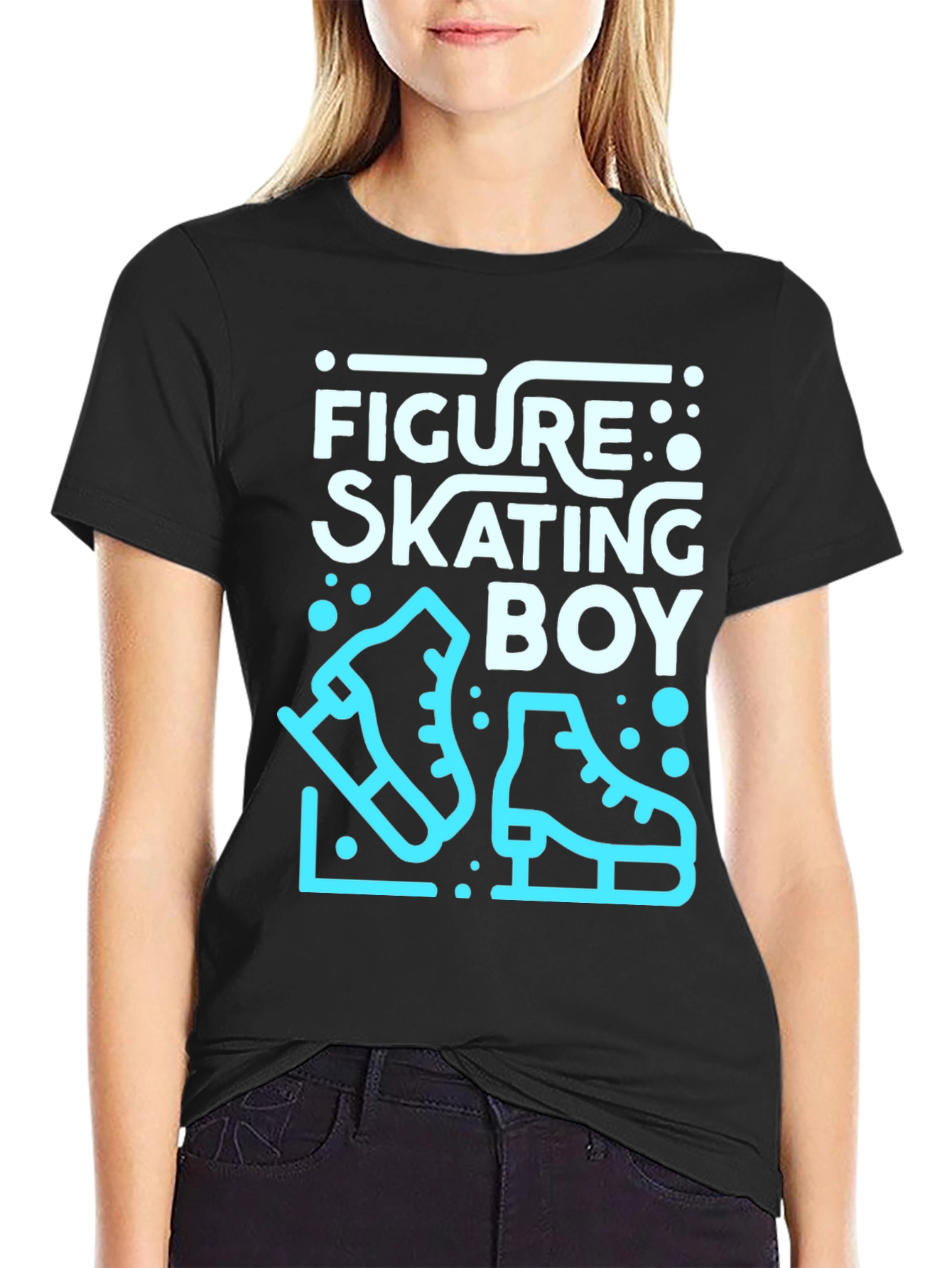 Figure Skating Boy T-Shirt - Skating Gift