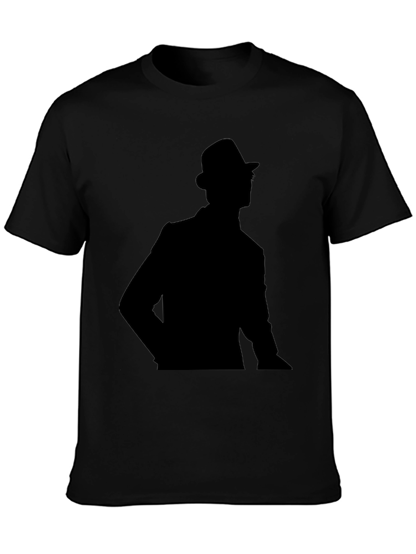 Shadow Man Black T-Shirt