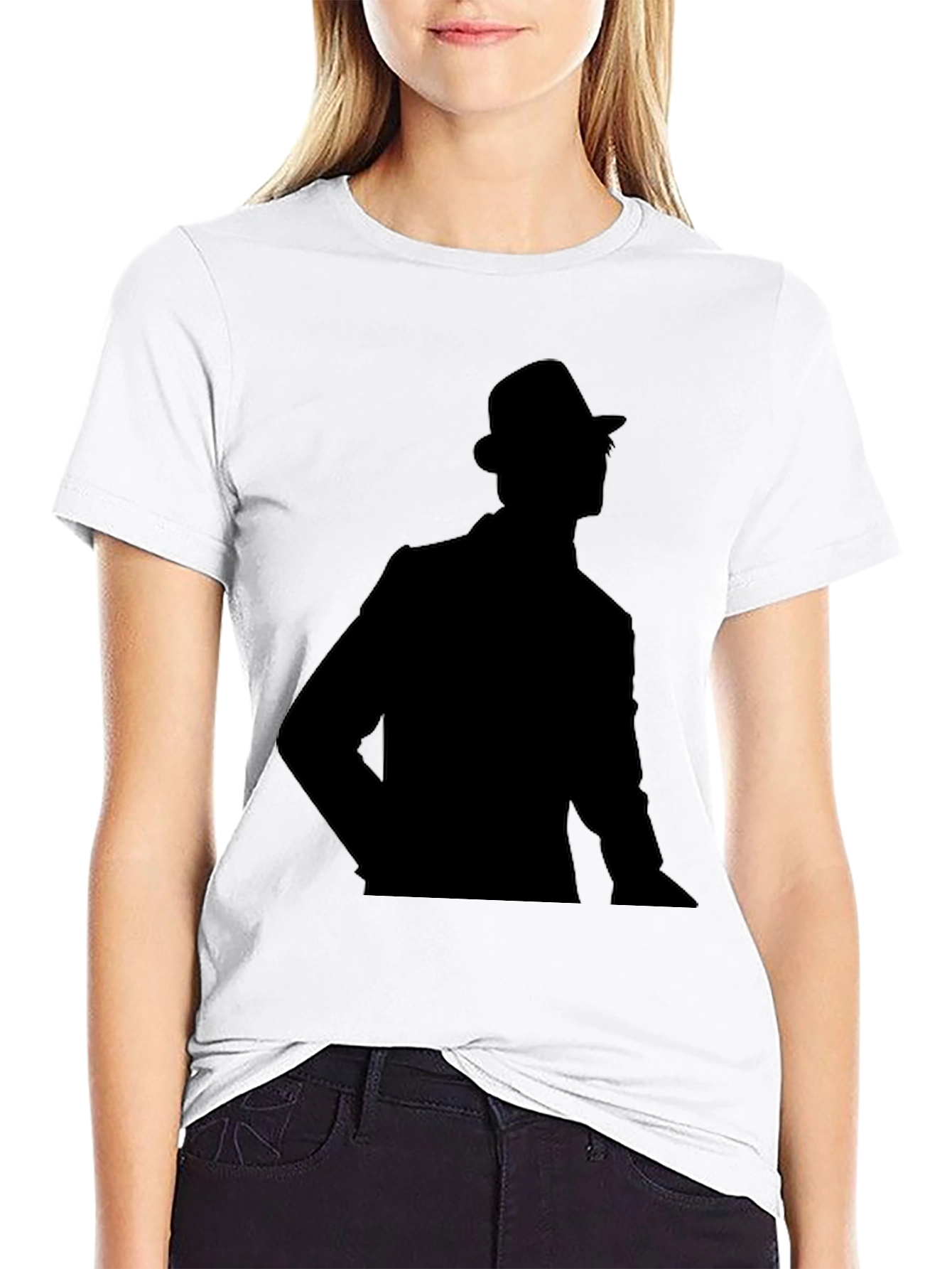 Shadow Man Black T-Shirt