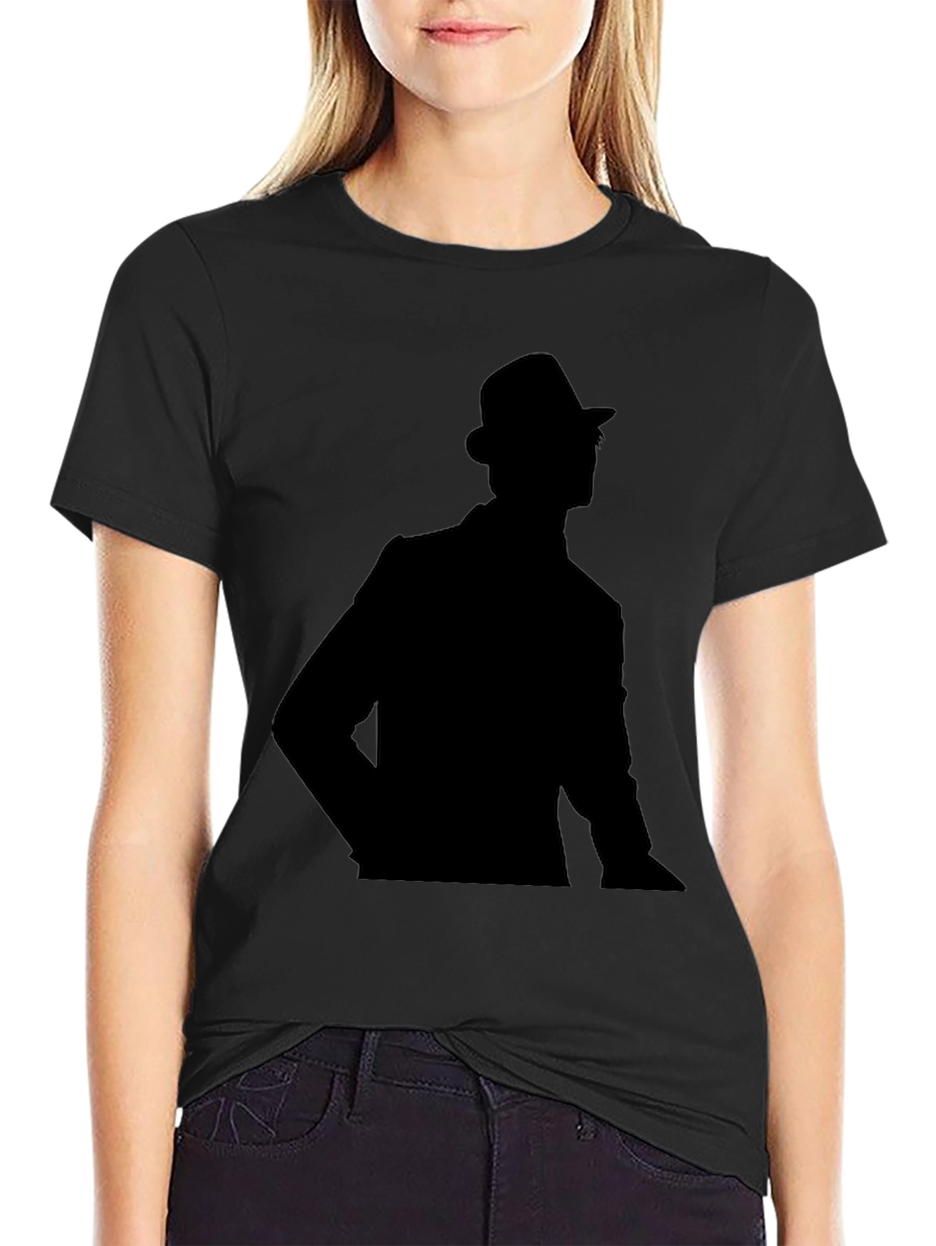 Shadow Man Black T-Shirt