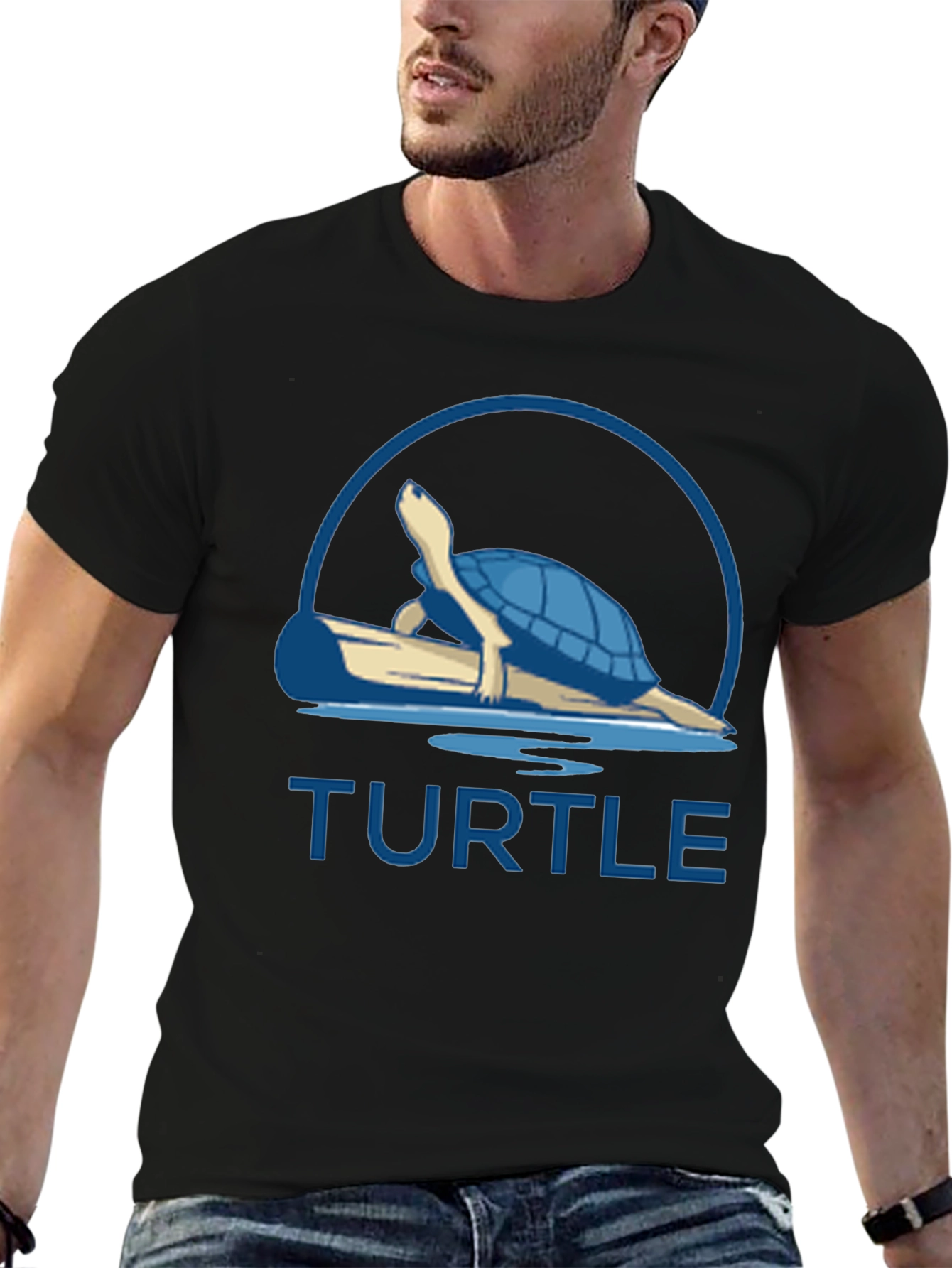Turtle Graphic T-Shirt - Relaxed Fit Tee