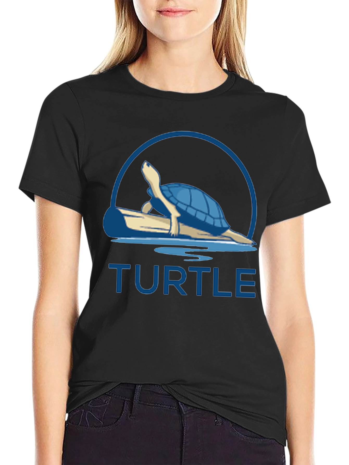 Turtle Graphic T-Shirt - Relaxed Fit Tee