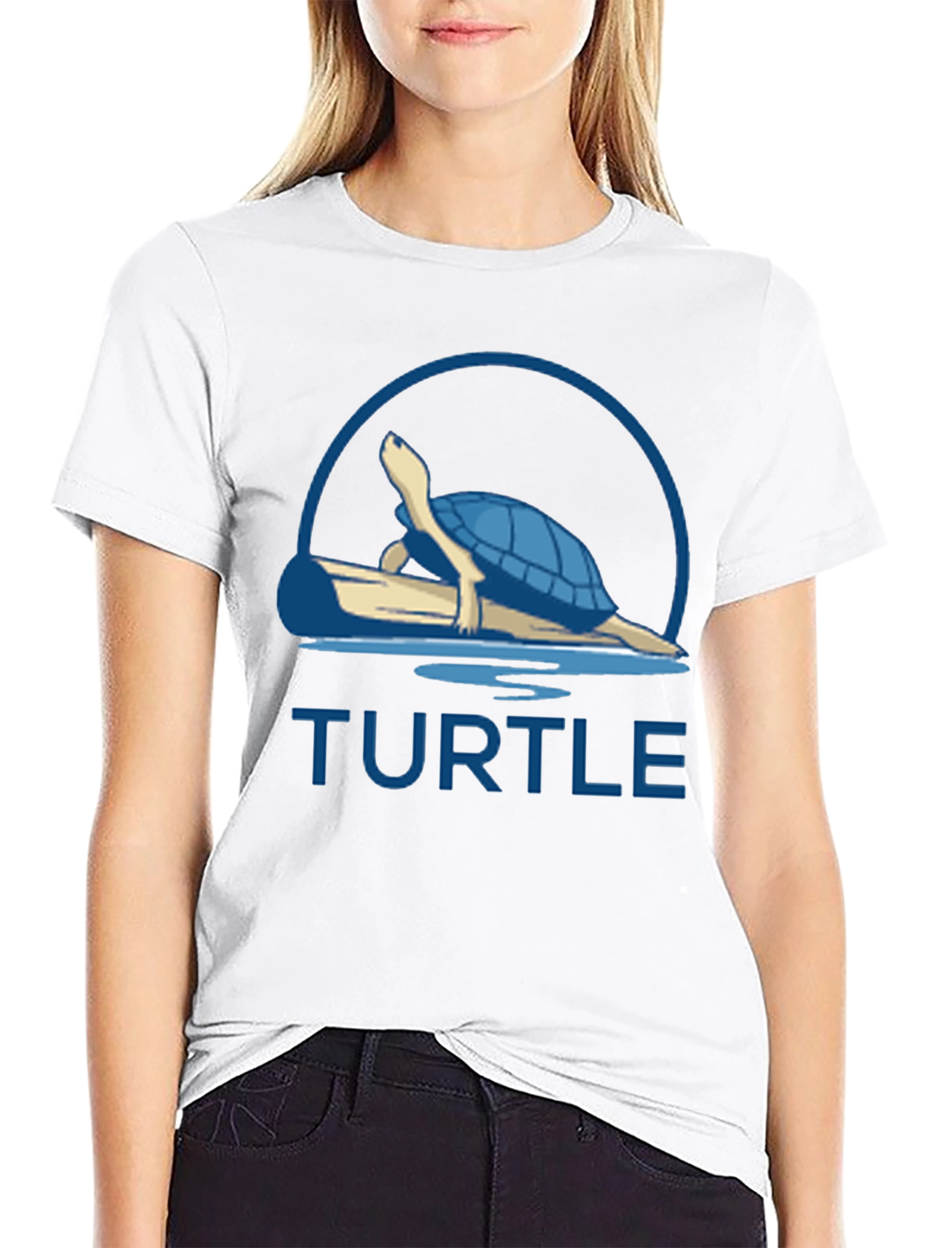 Turtle Graphic T-Shirt - Relaxed Fit Tee