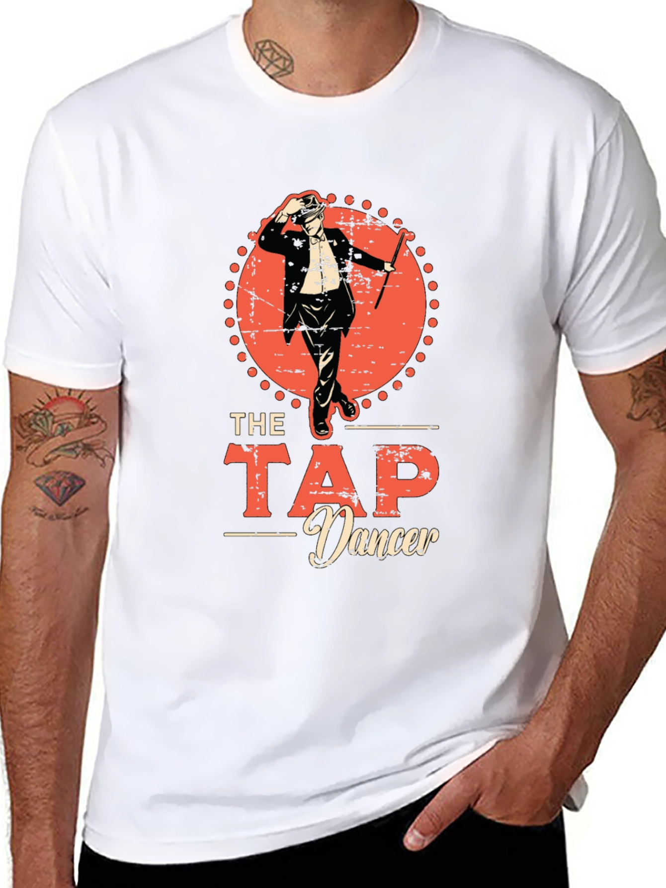 Retro Tap Dancer Graphic T-Shirt