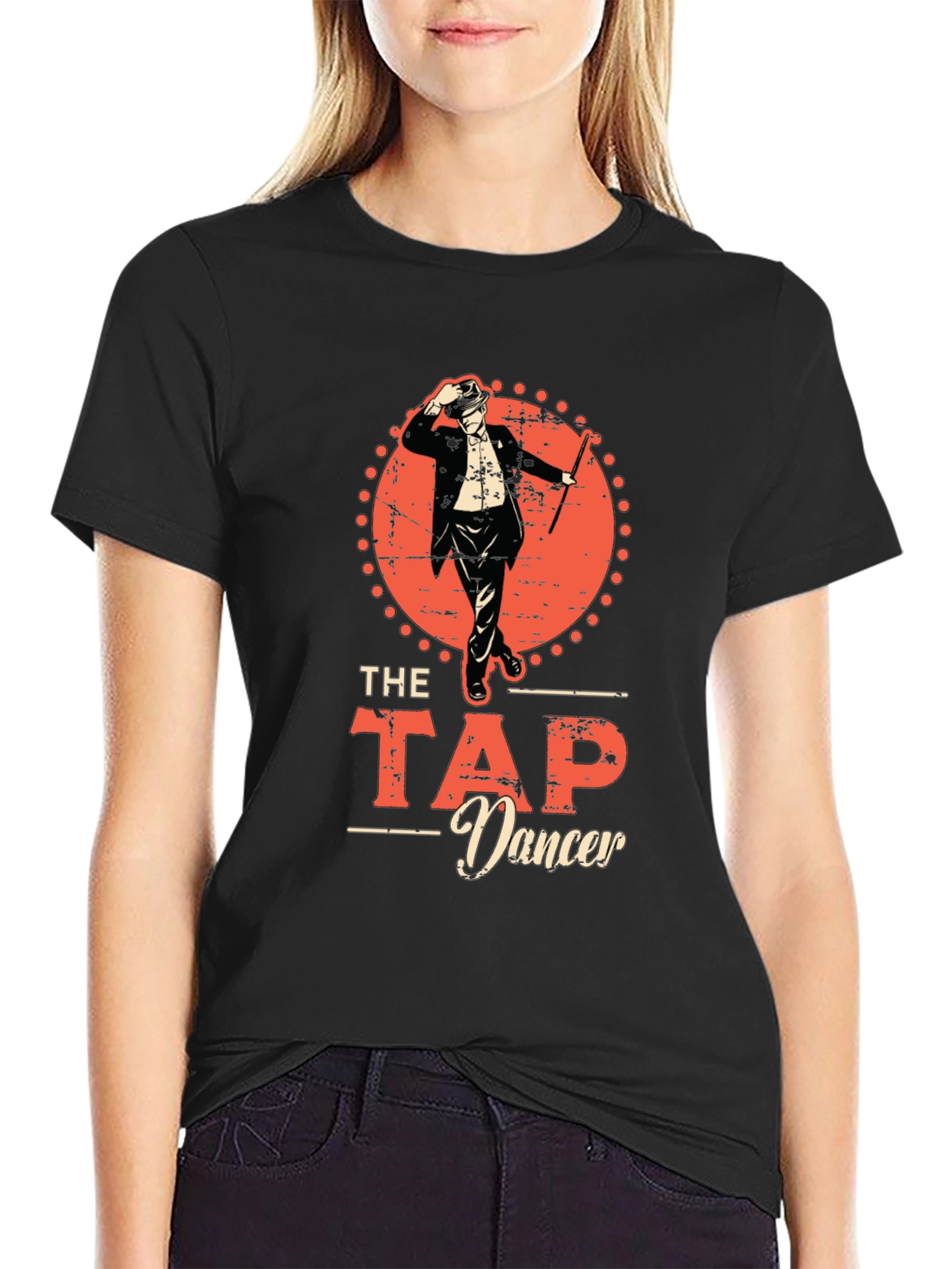 Retro Tap Dancer Graphic T-Shirt