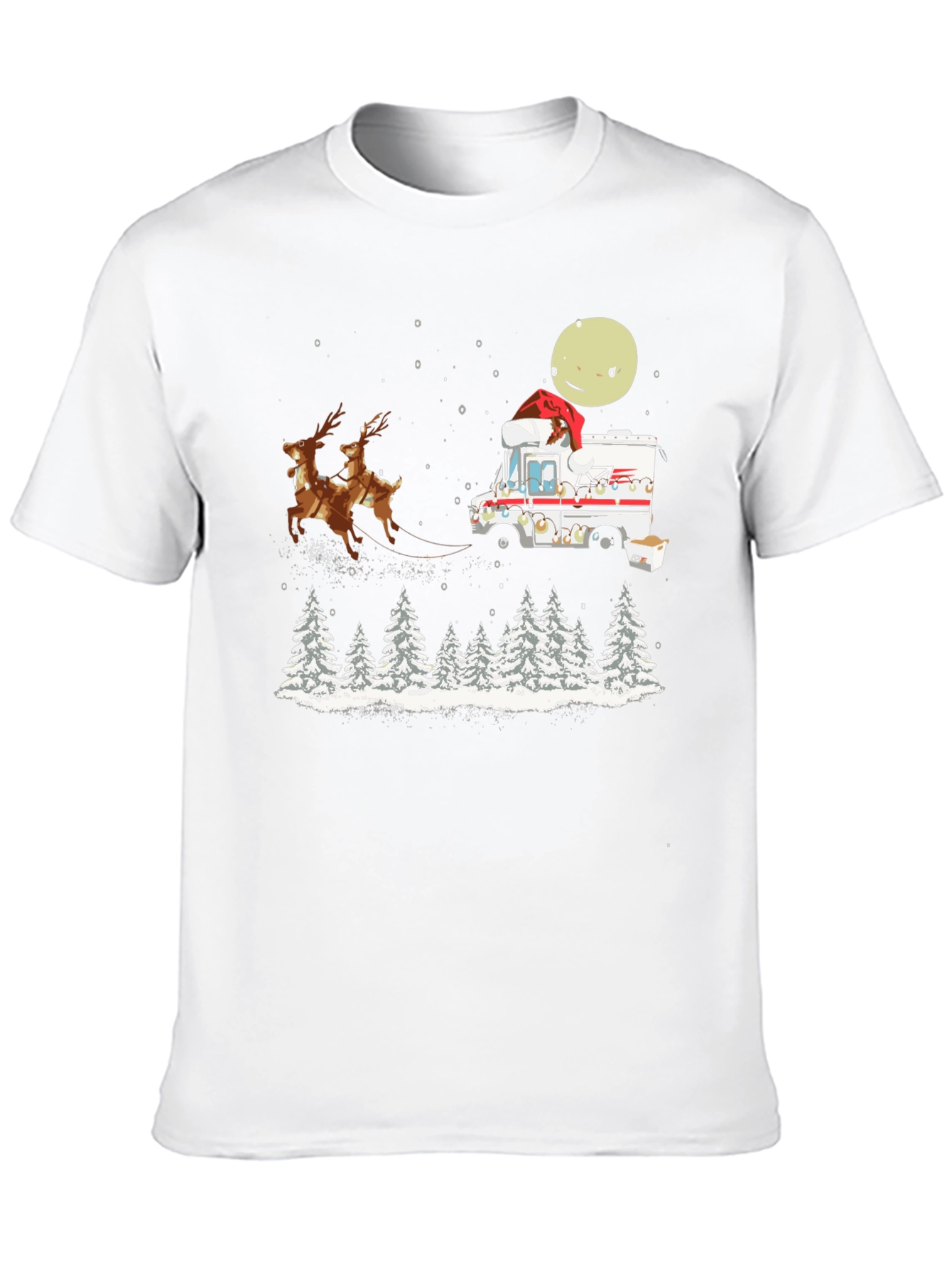 Christmas Mail Carrier T-Shirt: Reindeer Delivery